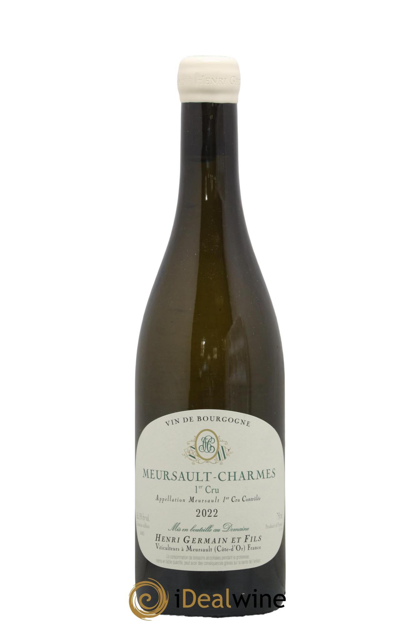 Meursault 1er Cru Charmes Henri Germain 2022 - Lot de 1 bouteille - 0