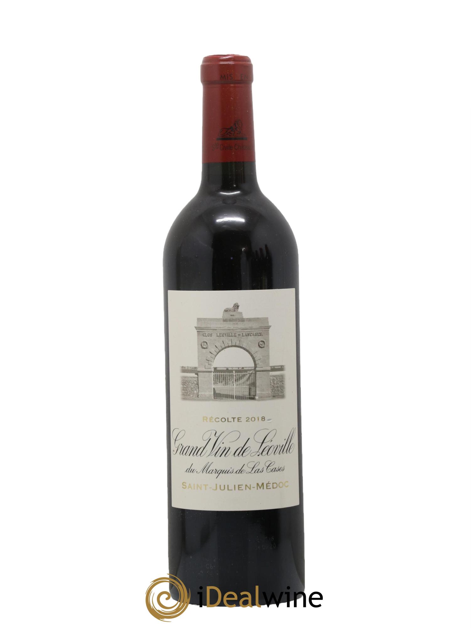 Château Léoville Las Cases 2ème Grand Cru Classé 2018 - Lot de 1 bouteille - 0