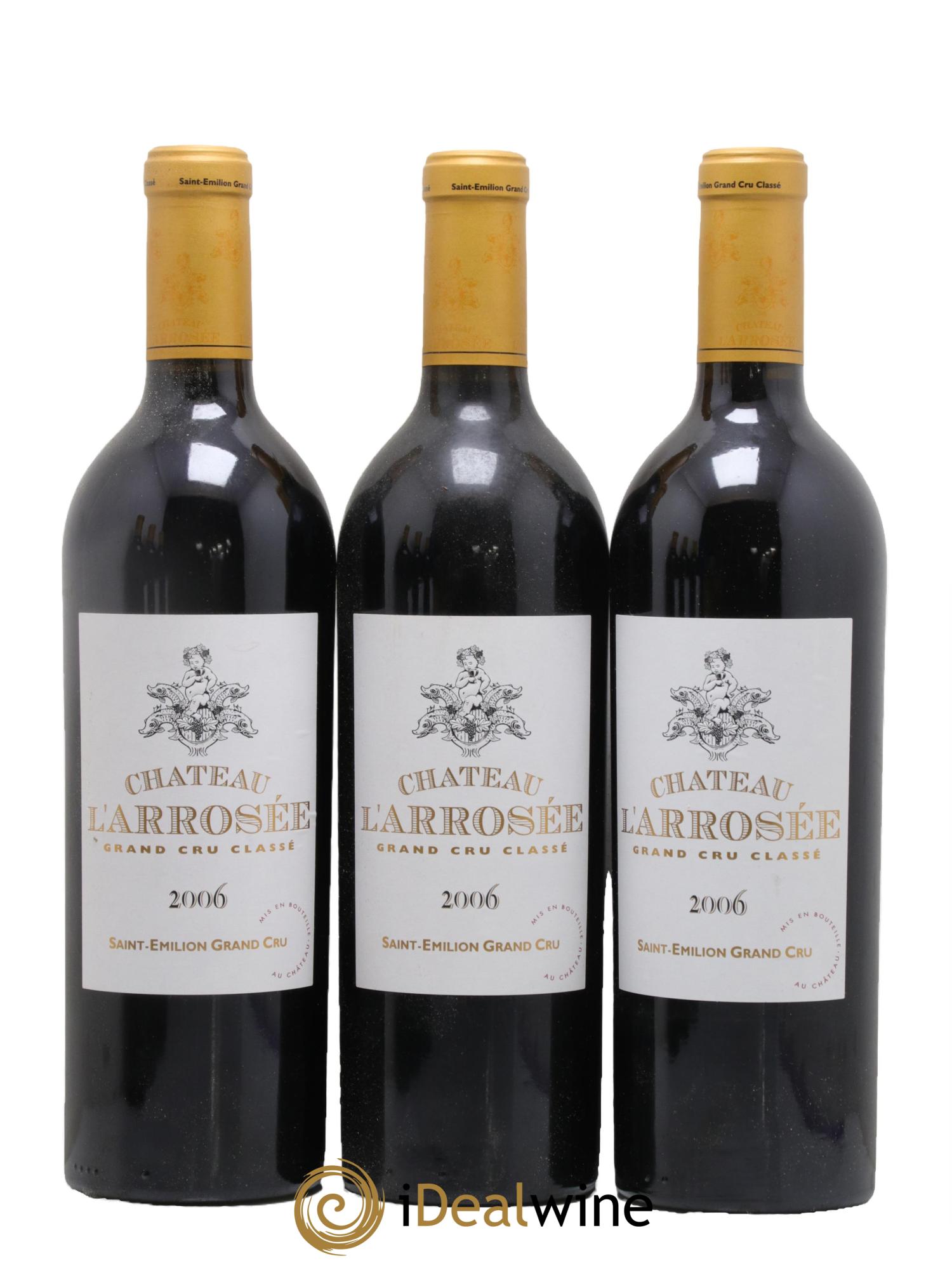 Château l' Arrosée Grand Cru Classé 2006 - Lot de 6 bouteilles - 1