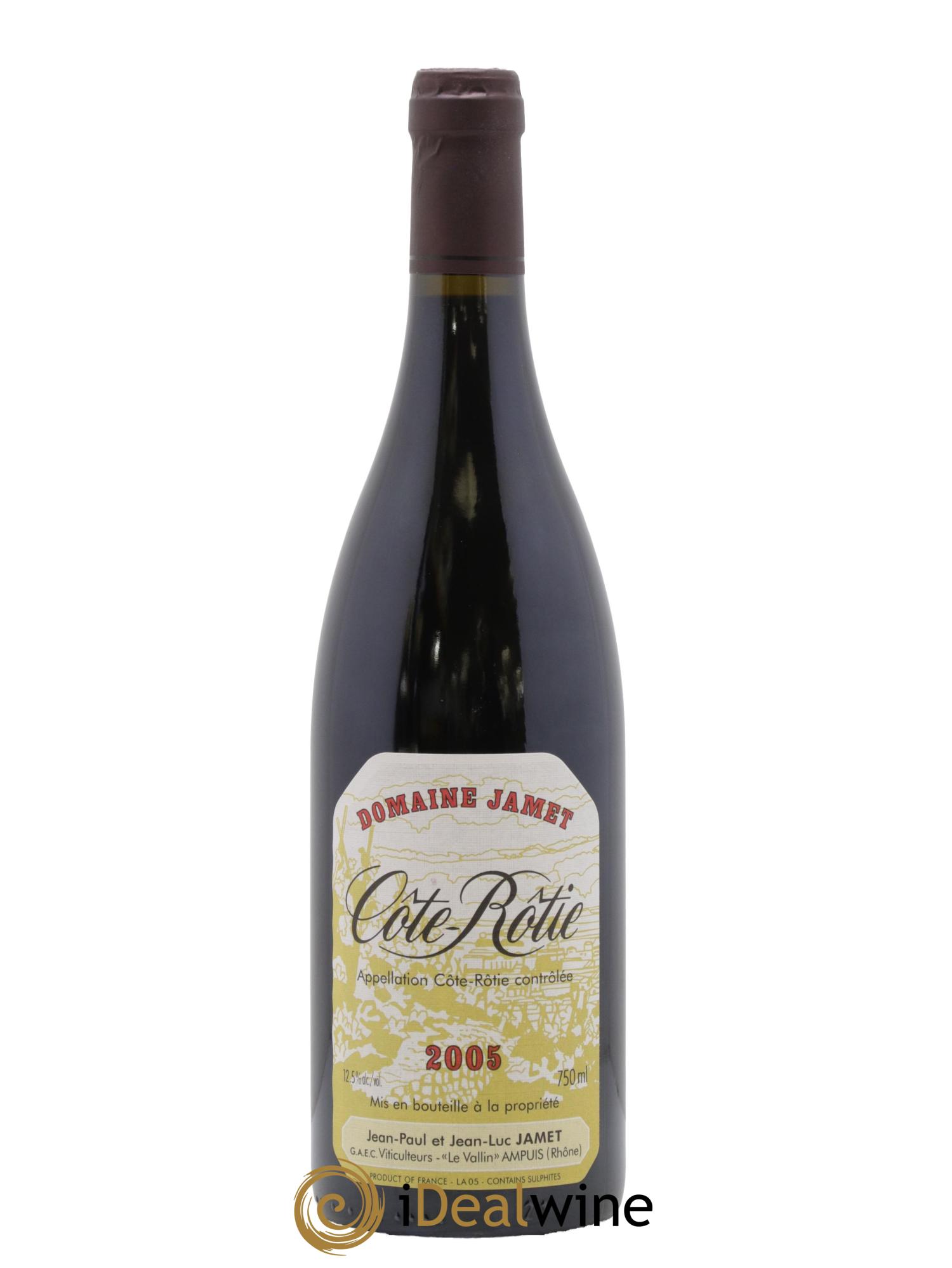 Côte-Rôtie Jamet (Domaine) 2005 - Lot de 1 bouteille - 0