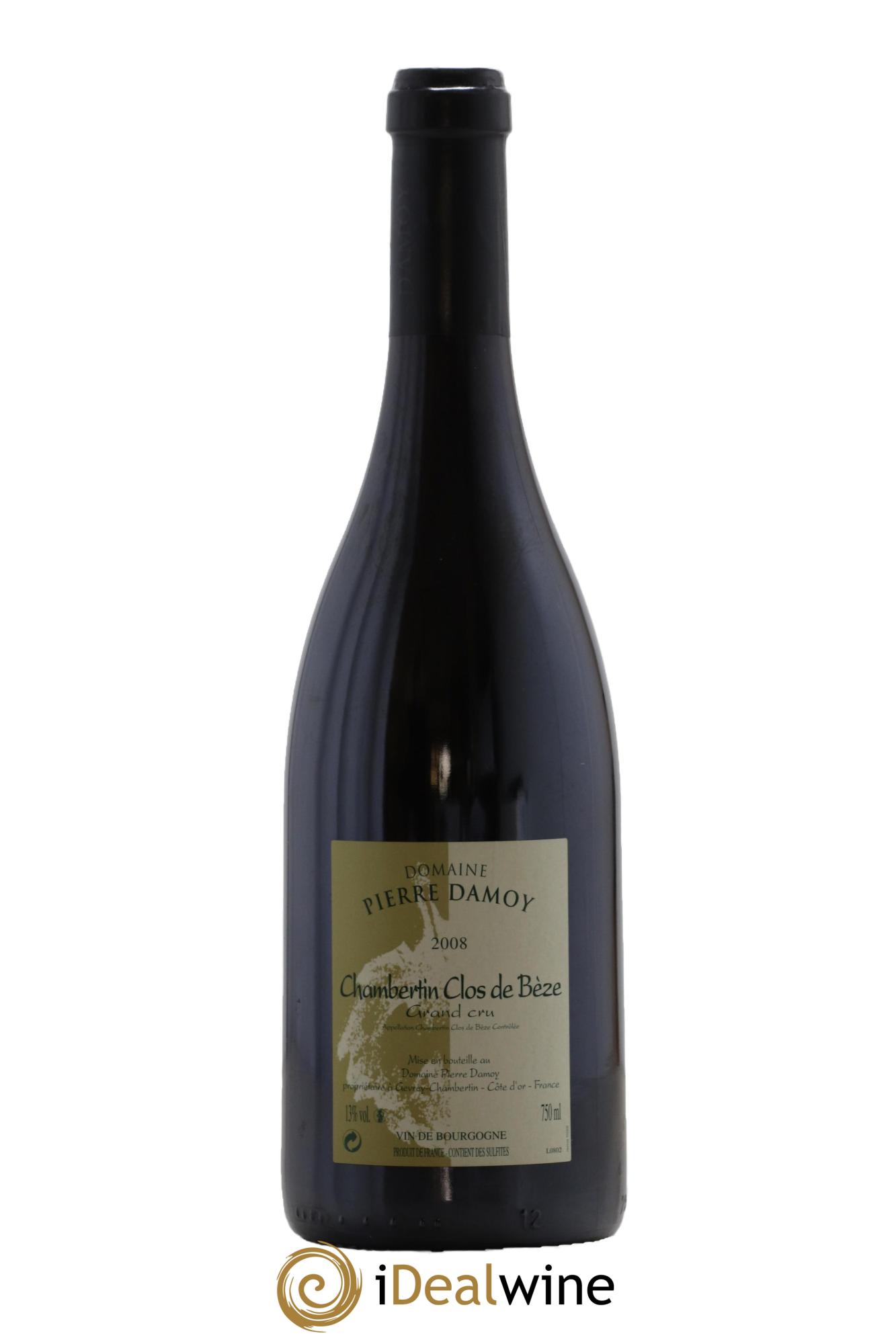 Chambertin Clos de Bèze Grand Cru Pierre Damoy 2008 - Lot de 1 bouteille - 0