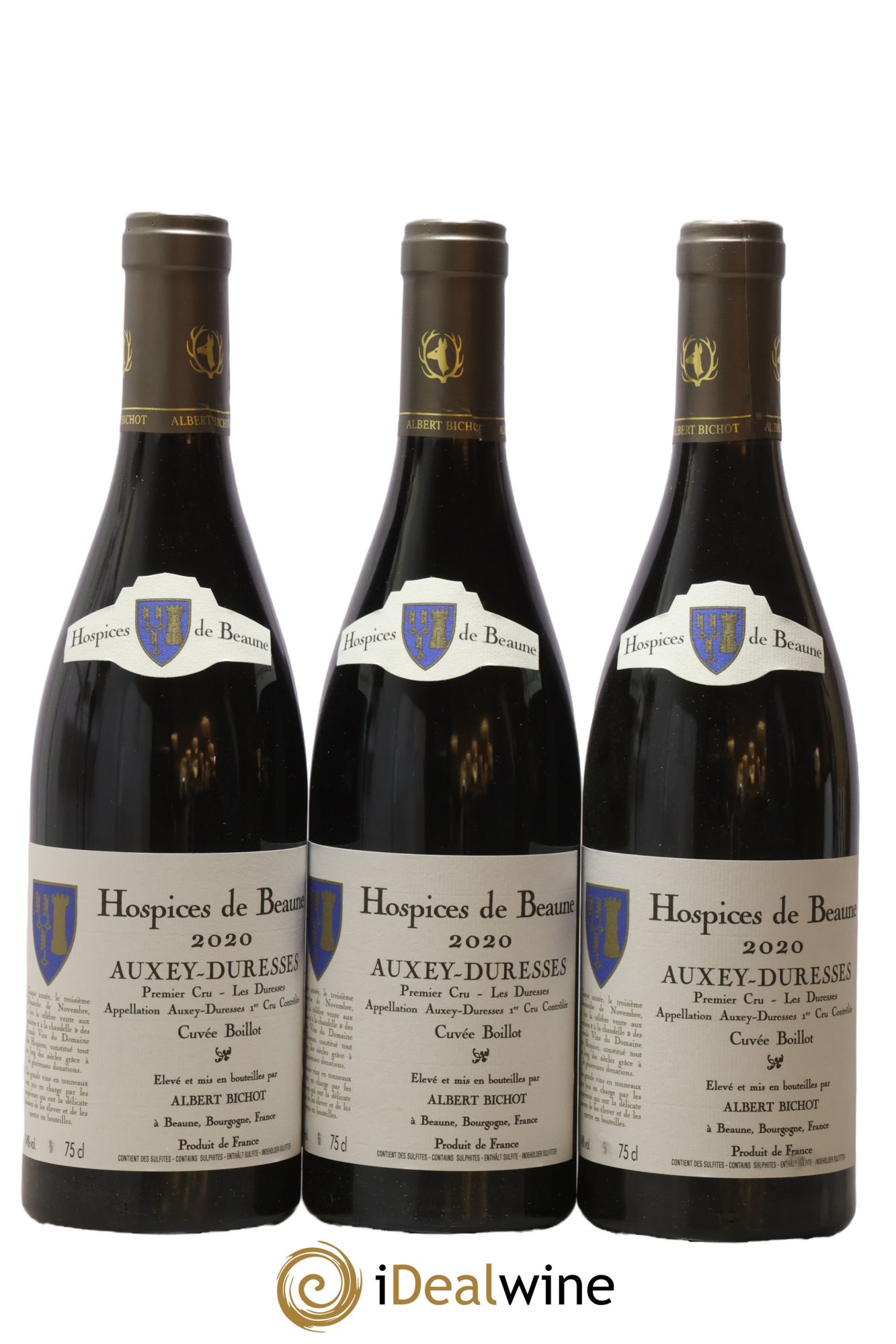 Auxey-Duresses 1er Cru Les Duresses Cuvée Boillot Hospice de Beaune Albert Bichot 2020 - Lot de 6 bouteilles - 1