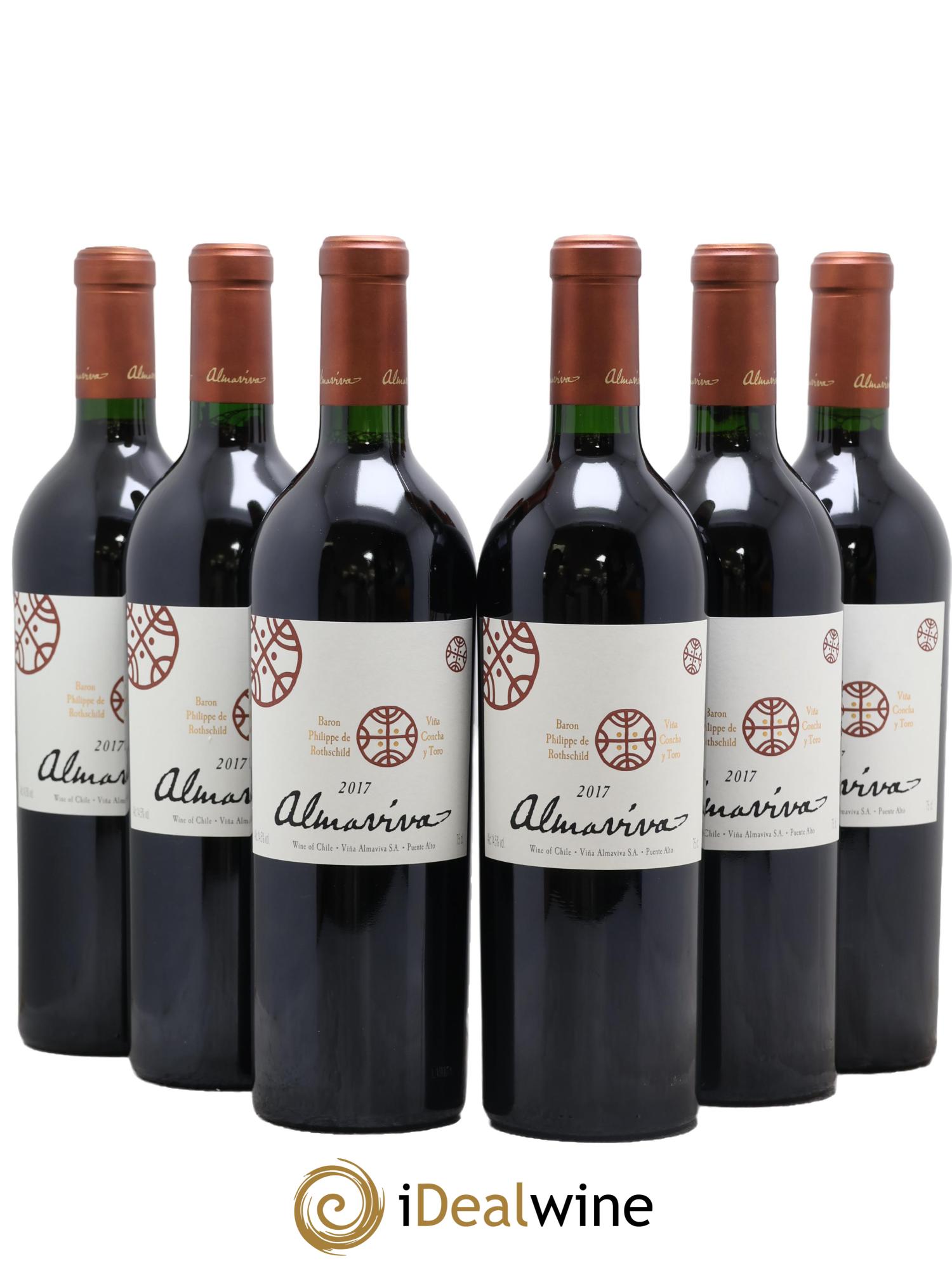 Chili Almaviva Baron P. de Rothschild Concha y Toro 2017 - Posten von 6 Flaschen - 0