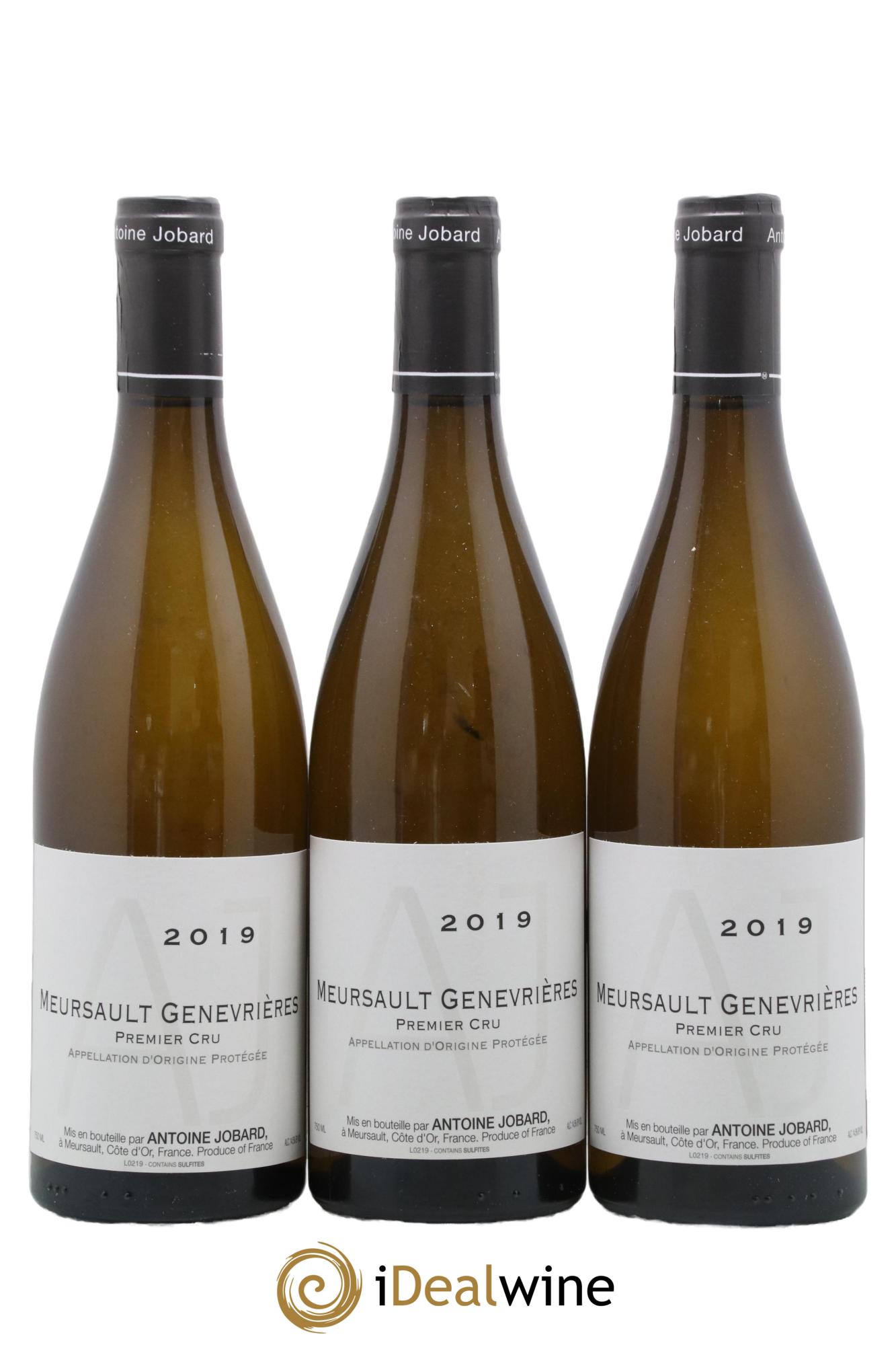 Meursault 1er Cru Genevrières François et Antoine Jobard (Domaine) 2019 - Lot de 3 bouteilles - 0
