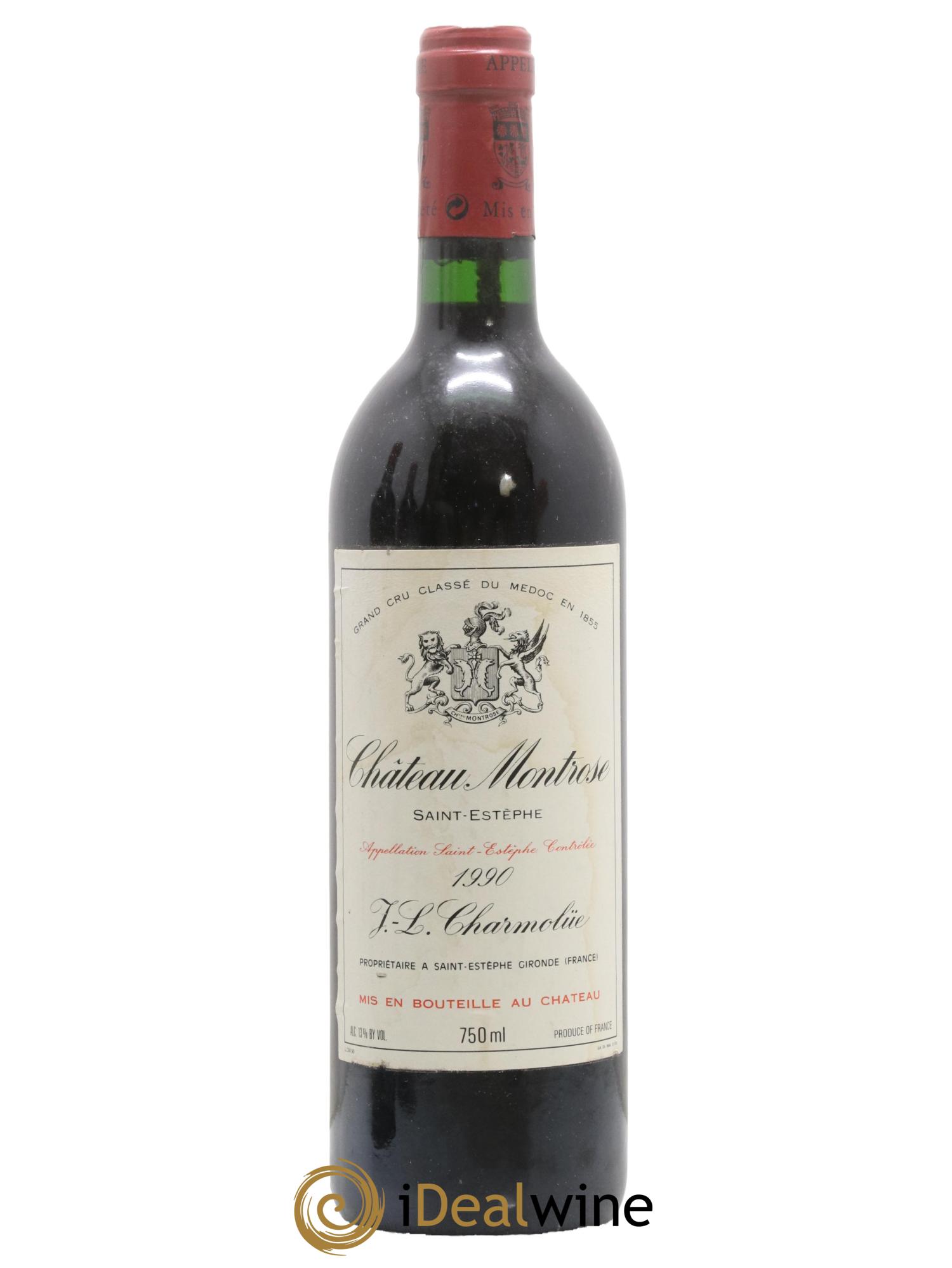 Château Montrose 2ème Grand Cru Classé 1990 - Lot de 1 bouteille - 0