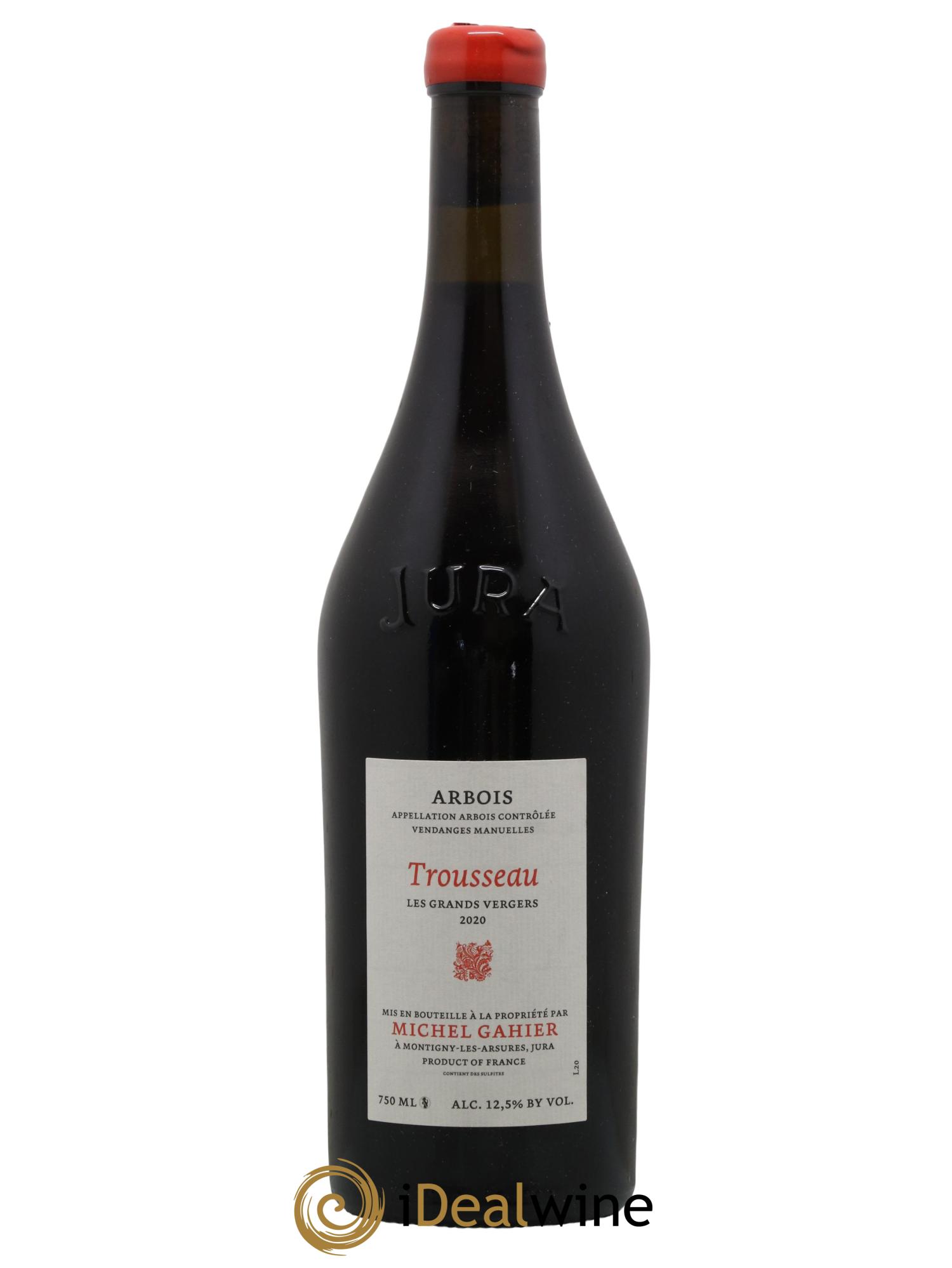 Arbois Trousseau Les Grands Vergers Michel Gahier 2020 - Lot de 1 bouteille - 0