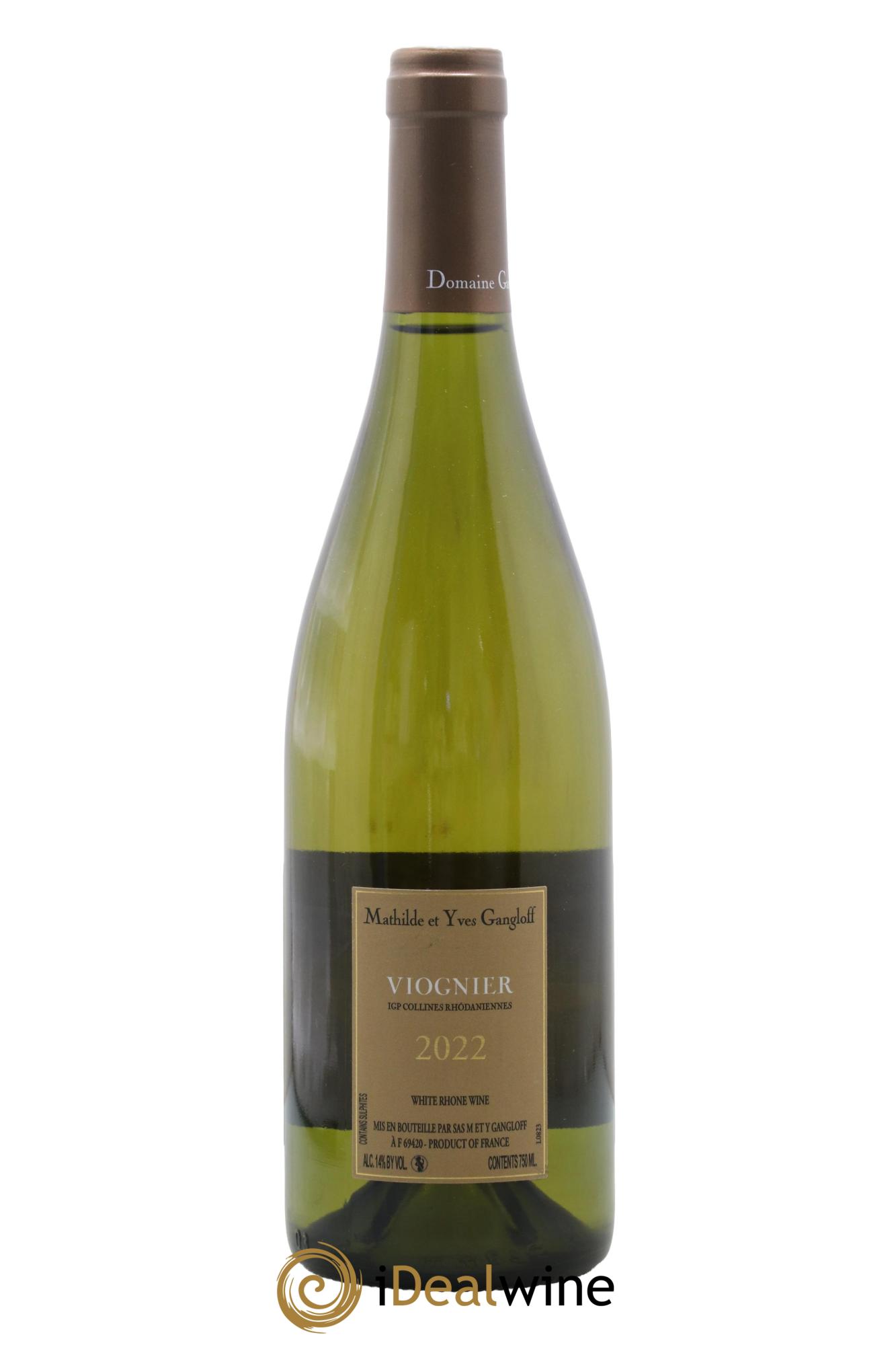 Vin de France Viognier Gangloff (Domaine) 2022 - Lot de 1 bouteille - 1