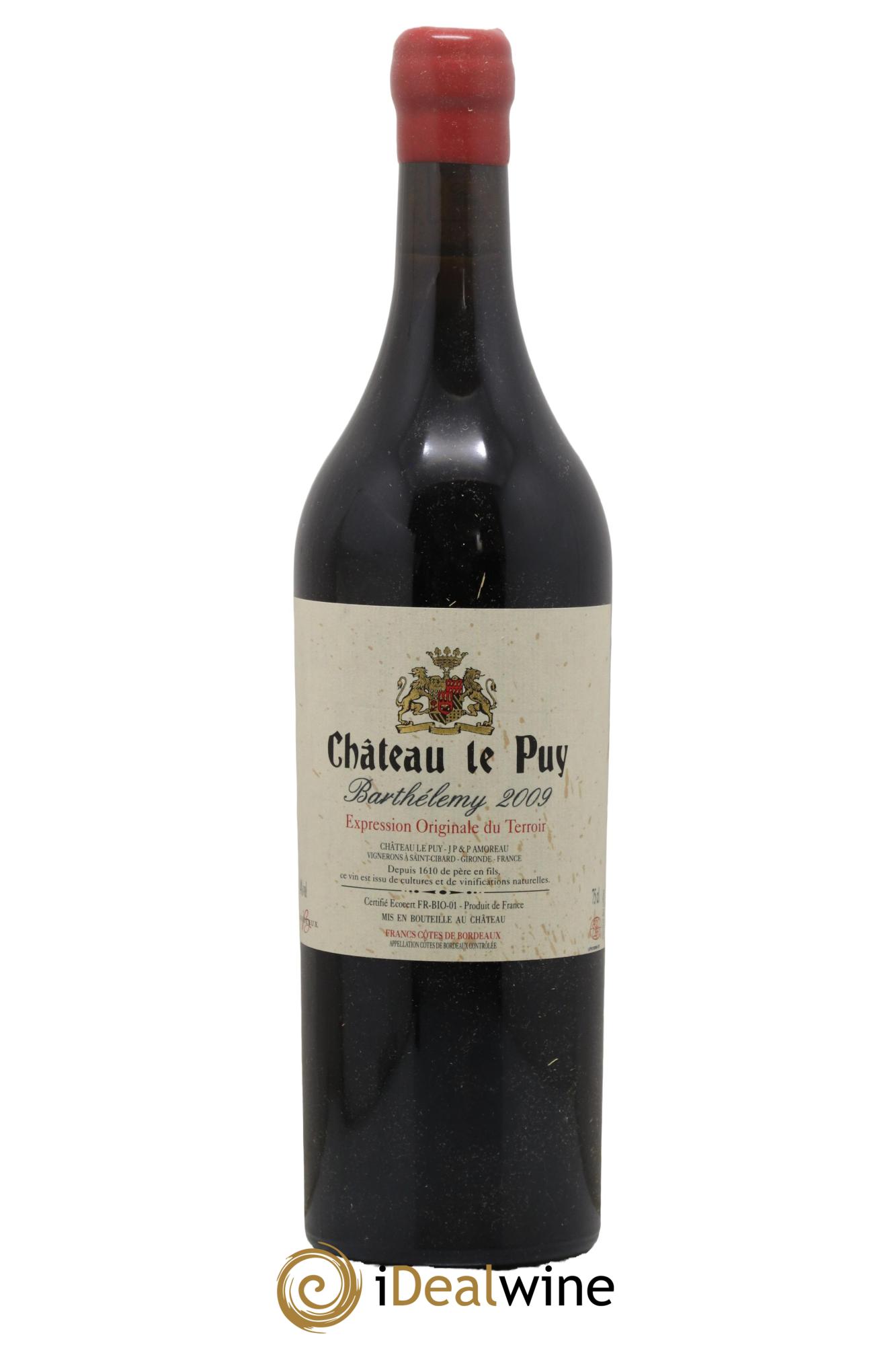 Le Puy - Cuvée Barthélemy 2009 - Lot of 1 bottle - 0