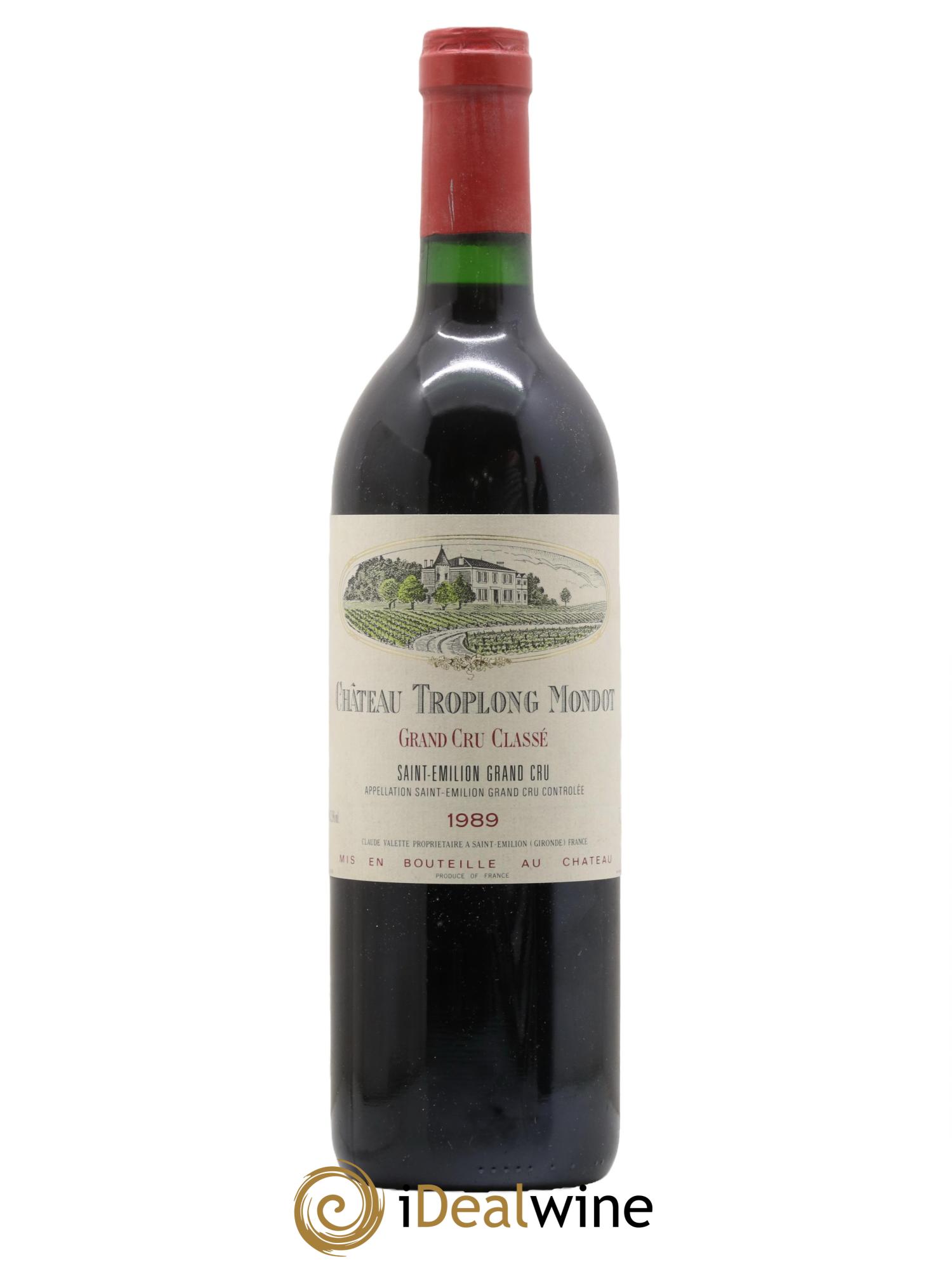 Château Troplong Mondot 1er Grand Cru Classé B 1989 - Posten von 1 Flasche - 0
