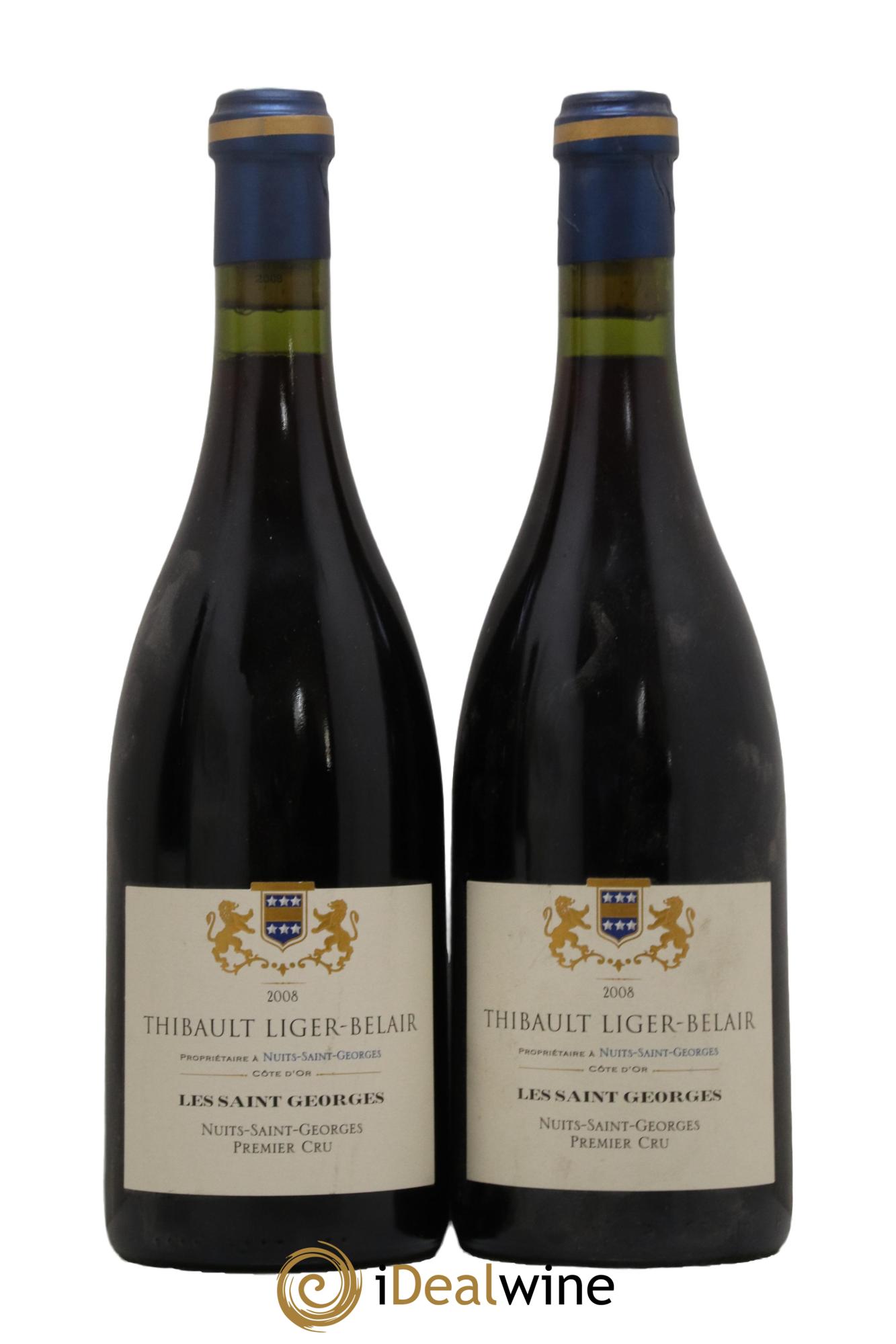 Nuits-Saint-Georges 1er Cru Les Saint-Georges Thibault Liger-Belair 2008 - Lot de 2 bouteilles - 0