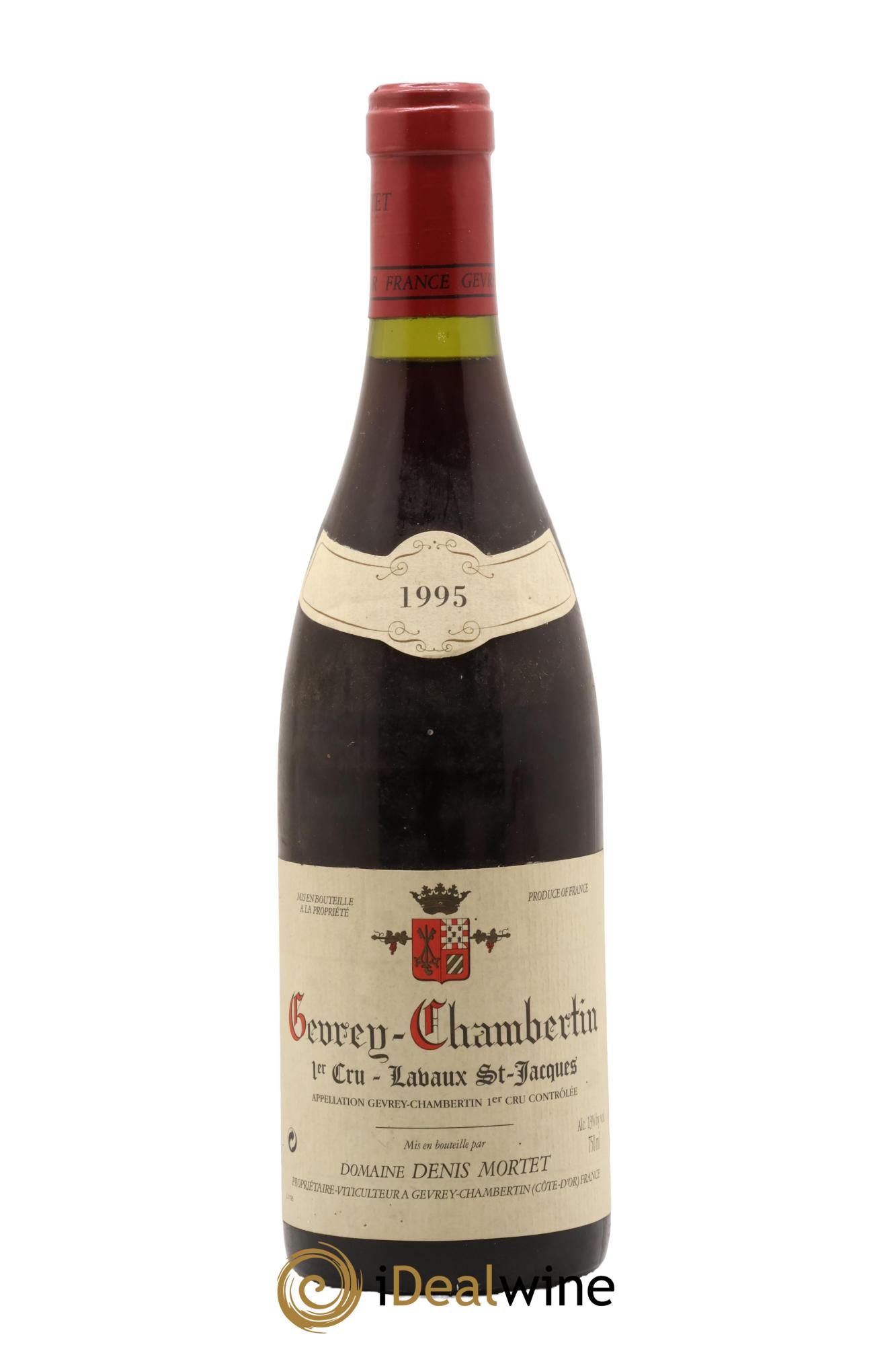 Gevrey-Chambertin 1er Cru Lavaux Saint Jacques Denis Mortet (Domaine) 1995 - Lot of 1 bottle - 0