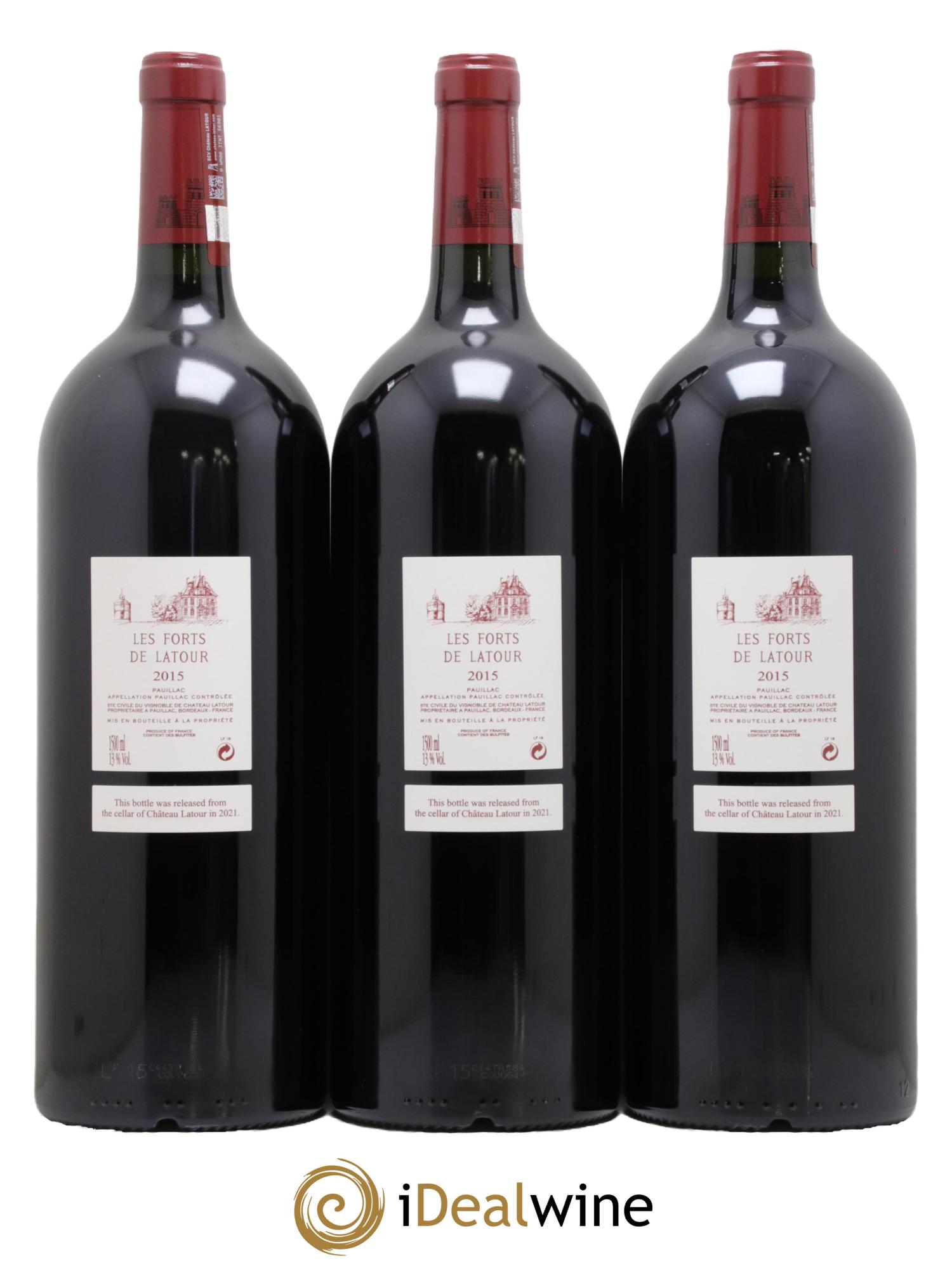 Les Forts de Latour Second Vin 2015 - Lot de 3 magnums - 1