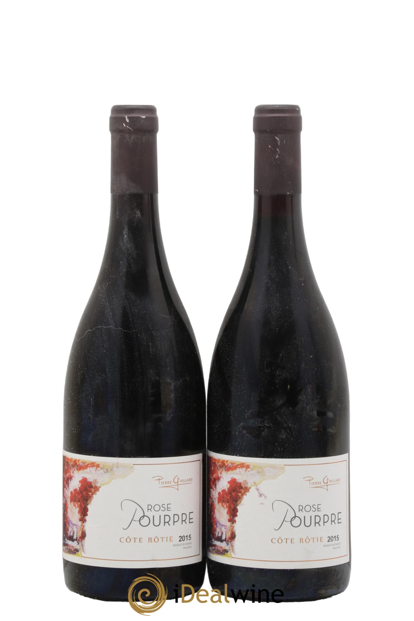 Côte-Rôtie Rose Pourpre Pierre Gaillard 2015 - Lot de 2 bouteilles - 0