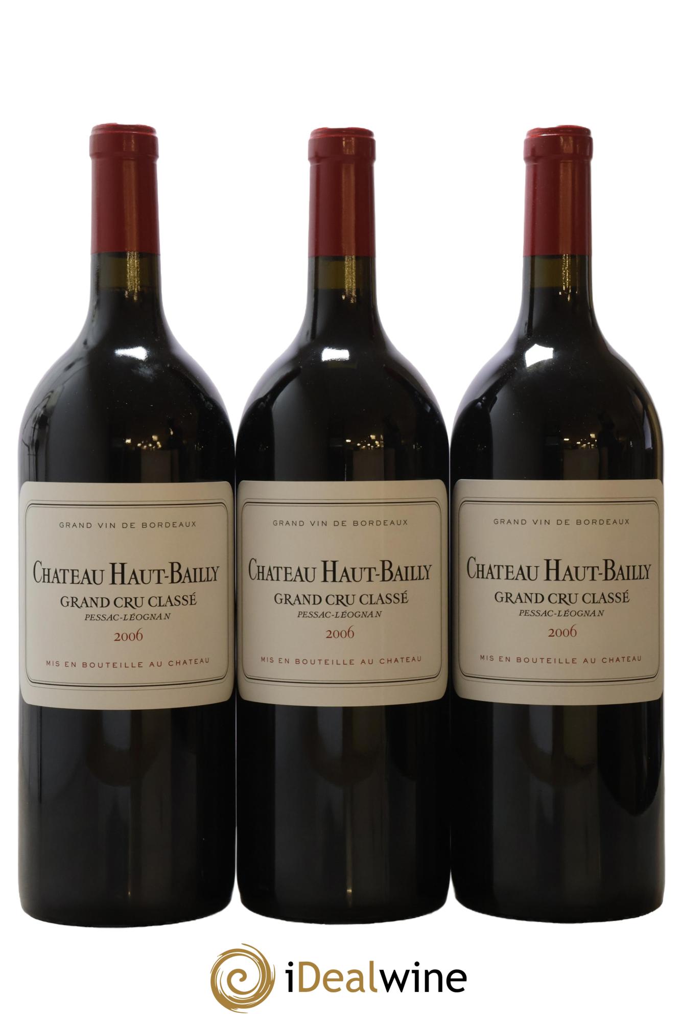 Château Haut-Bailly Cru Classé de Graves 2006 - Lot de 3 magnums - 0