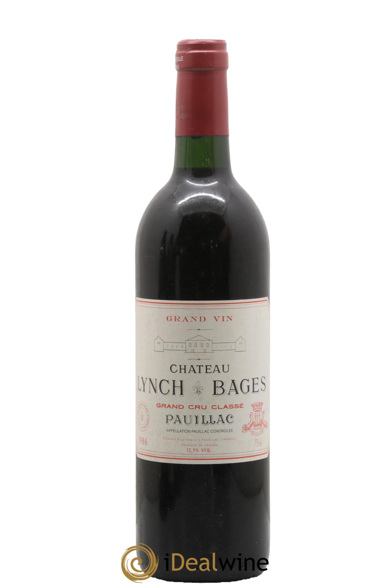 Château Lynch Bages 5ème Grand Cru Classé 1986 - Lot of 1 bottle - 0