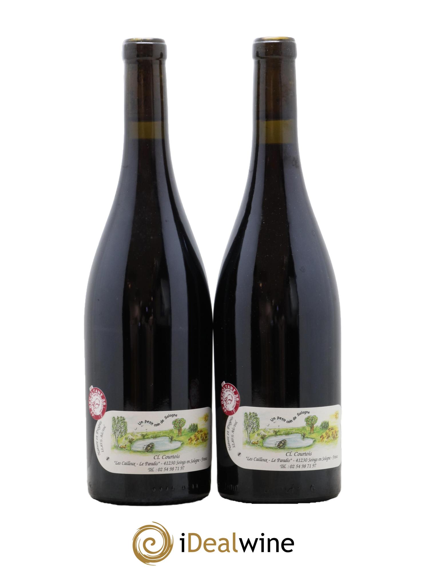 Vin de France Racines Les Cailloux du Paradis - Claude Courtois 2018 - Lot de 2 bouteilles - 1