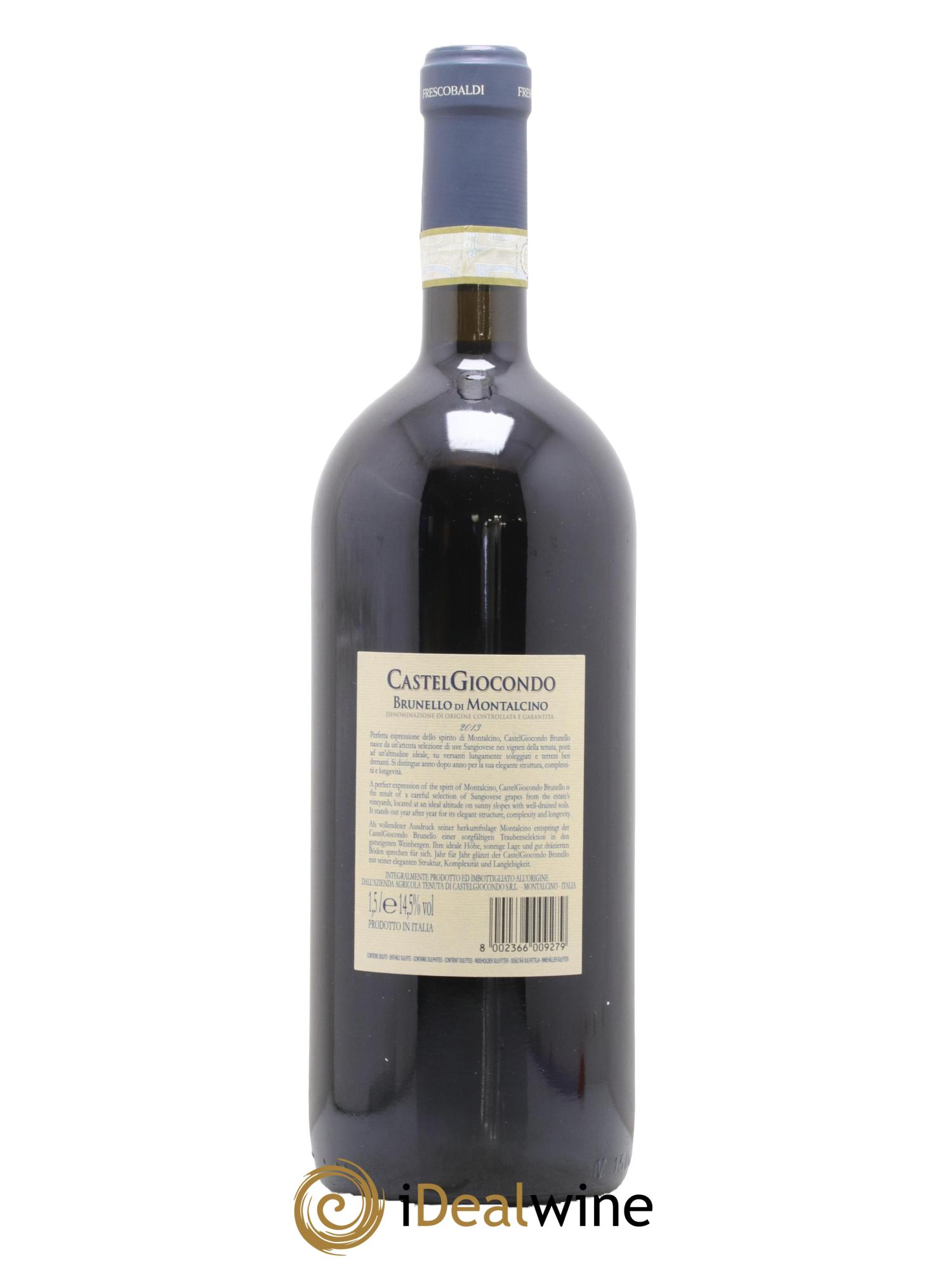 Brunello di Montalcino DOCG Frescobaldi Castelgiocondo 2013 - Lot of 1 magnum - 1