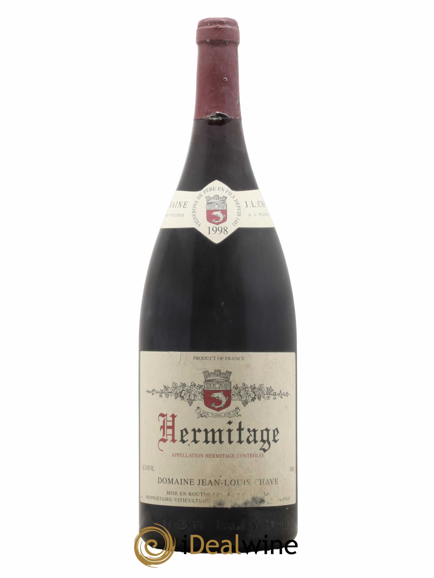 Hermitage Jean-Louis Chave 1998 - Lot de 1 magnum - 0