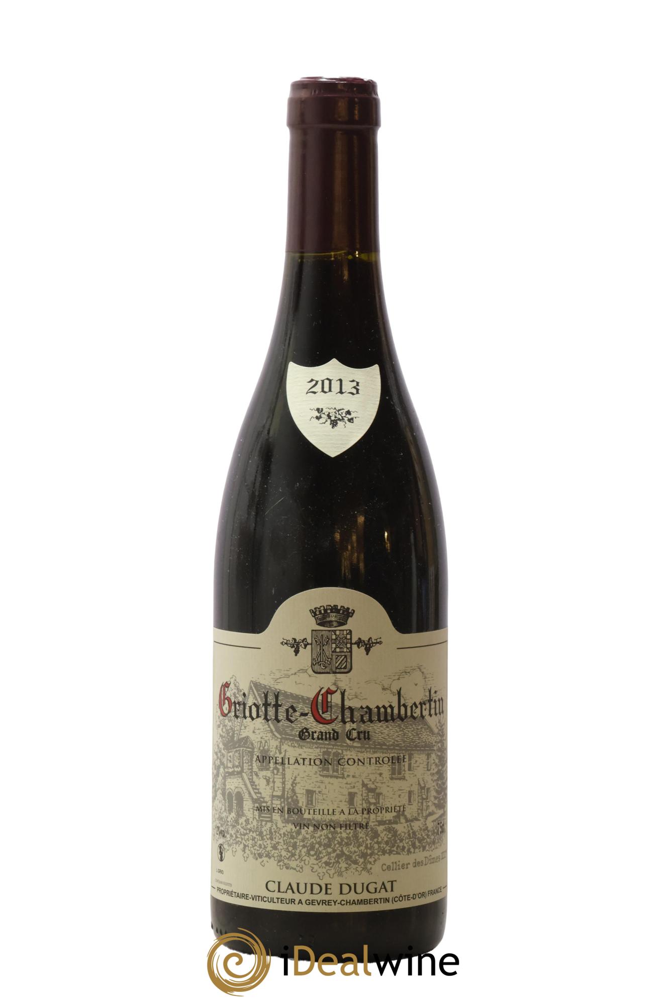 Griotte-Chambertin Grand Cru Claude Dugat 2013 - Posten von 1 Flasche - 0
