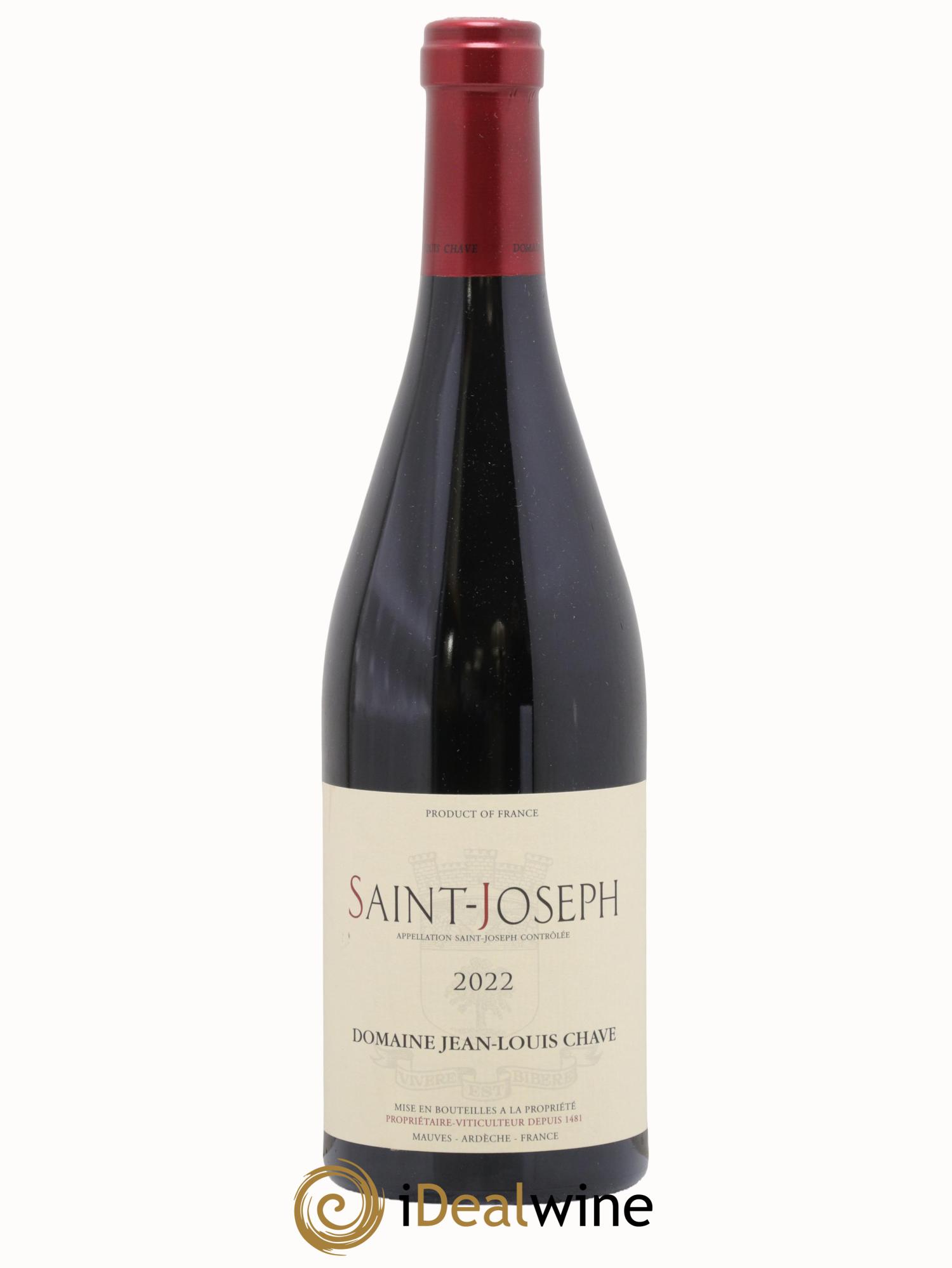 Saint-Joseph Jean-Louis Chave 2022 - Lot de 1 bouteille - 0