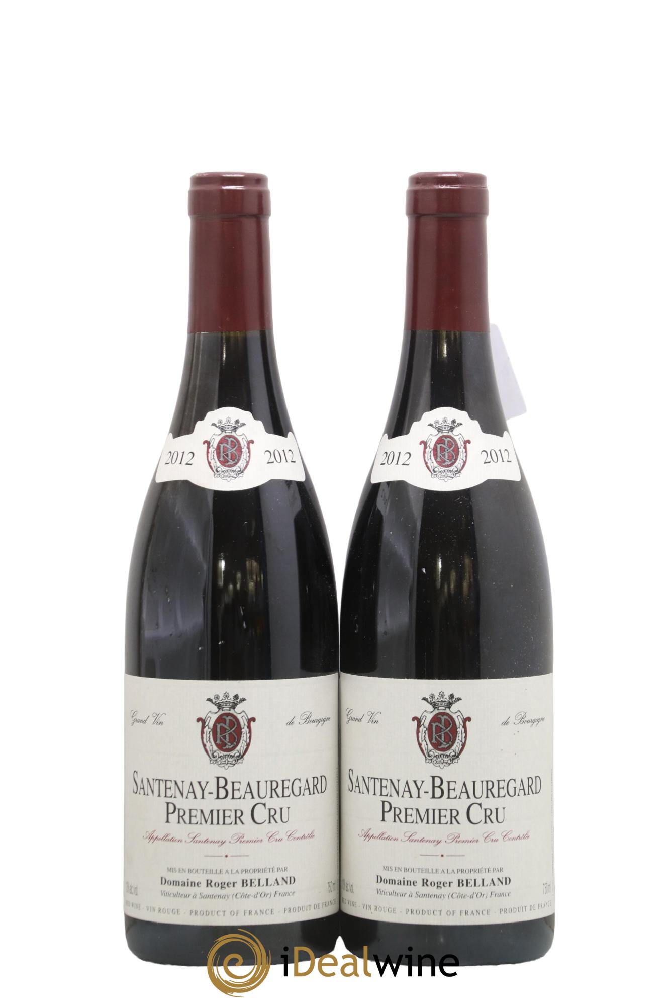 Santenay 1er Cru Beauregard Belland 2012 - Lot de 2 bouteilles - 0