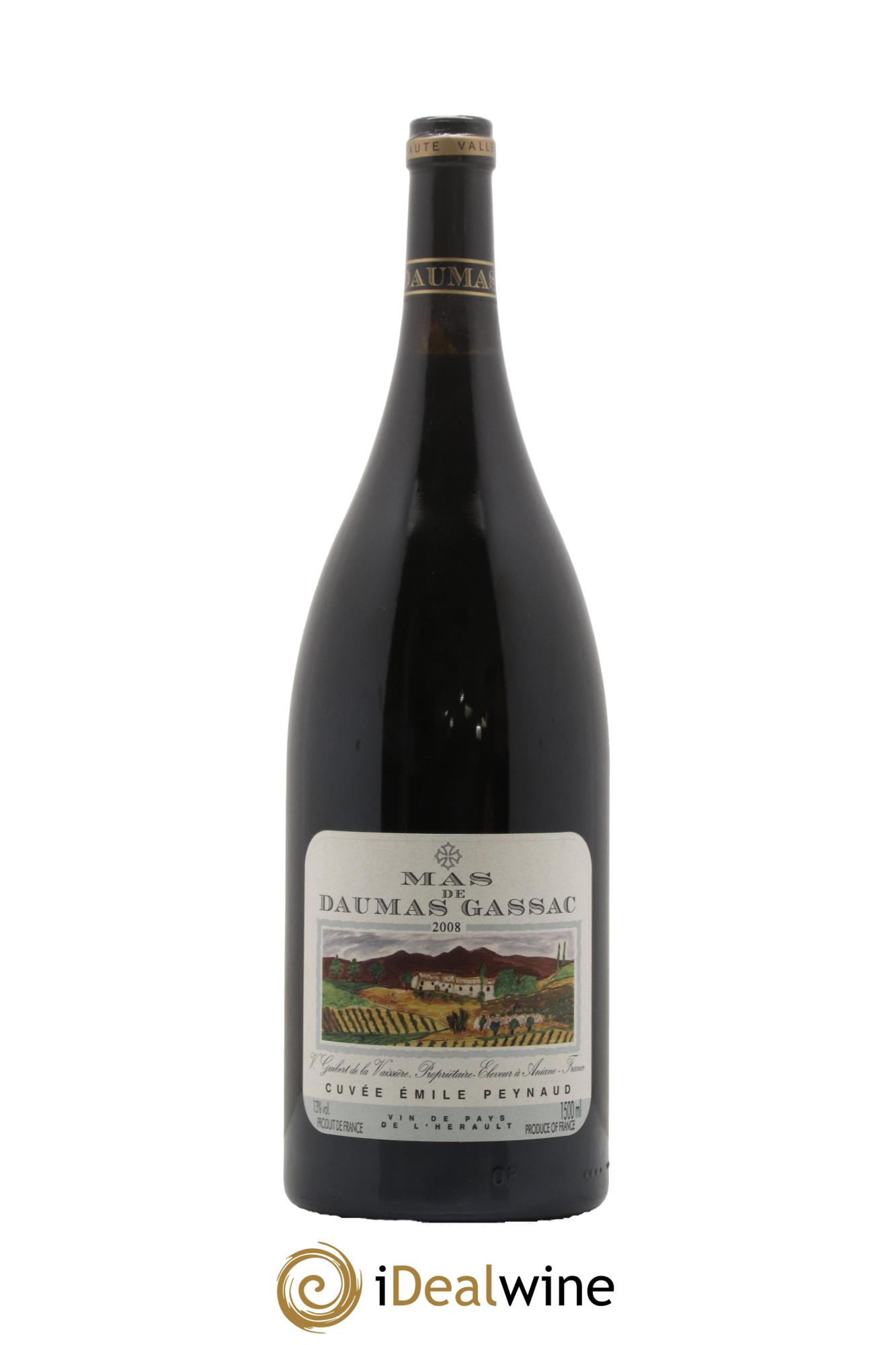 IGP Pays d'Hérault Mas de Daumas Gassac Cuvée Emile Peynaud Famille Guibert de La Vaissière  2008 - Lot of 1 magnum - 1