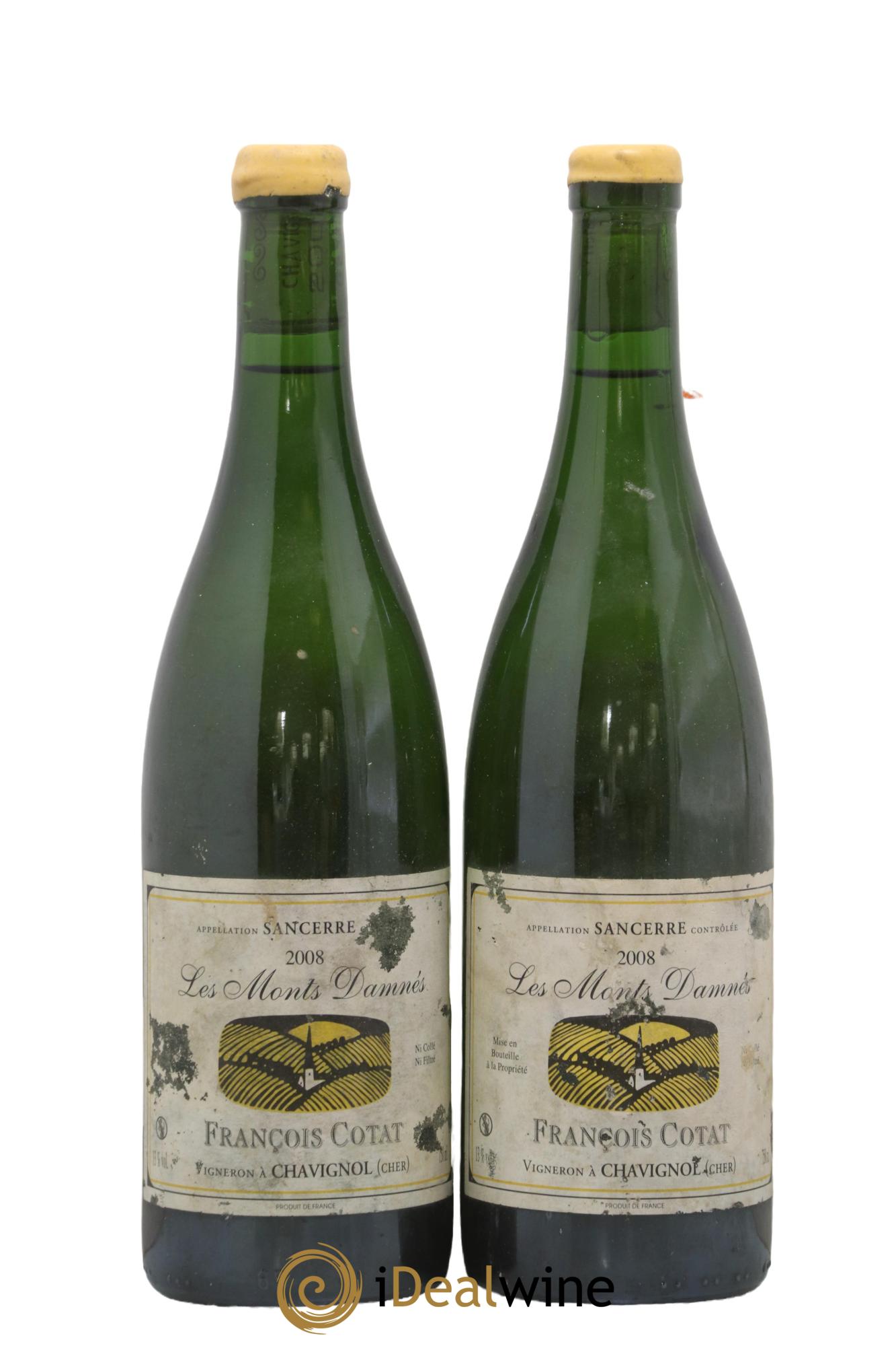 Sancerre Les Monts Damnés François Cotat 2008 - Lot de 2 bouteilles - 0