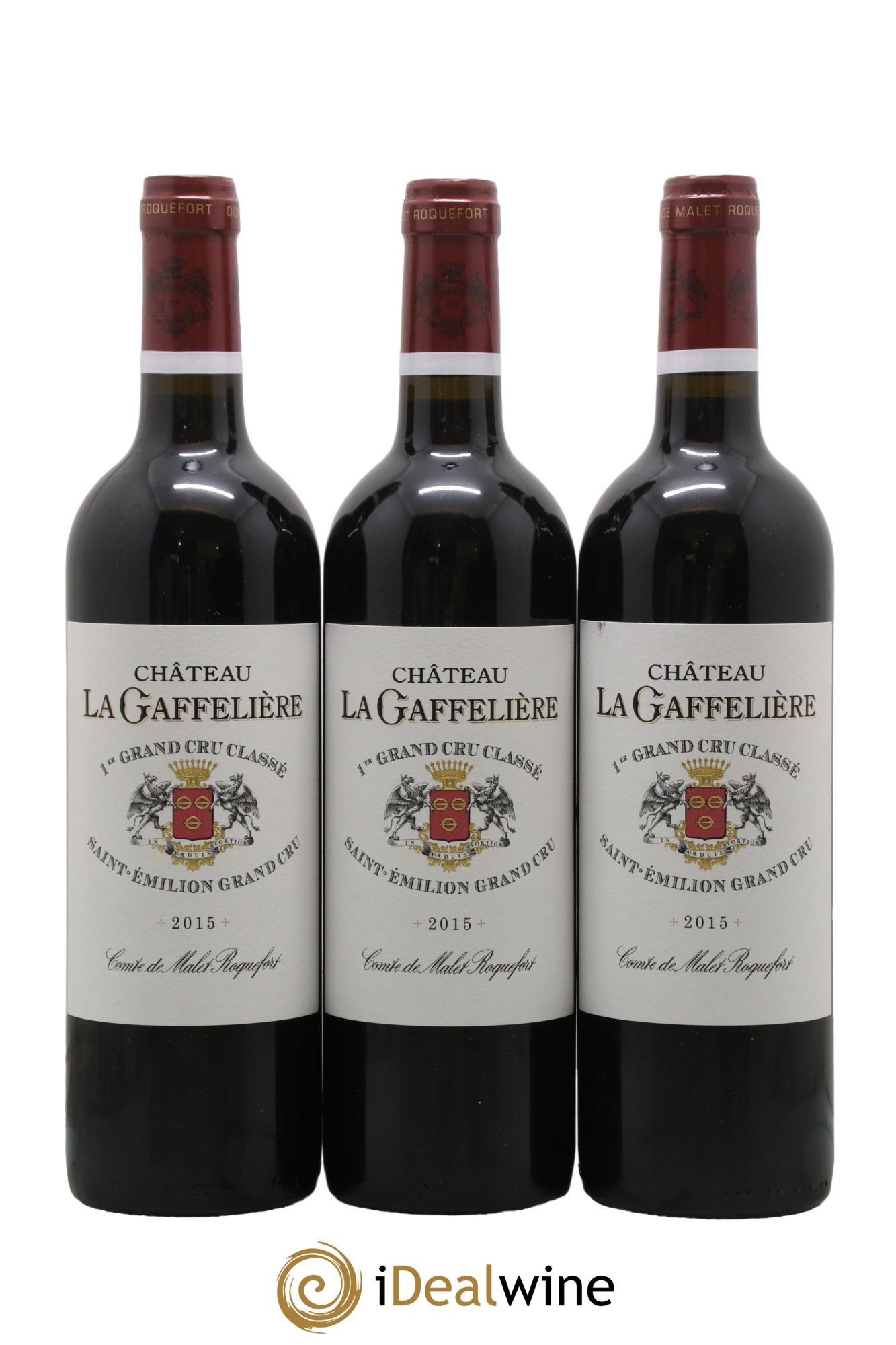 Château la Gaffelière 1er Grand Cru Classé B 2015 - Lot of 3 bottles - 0
