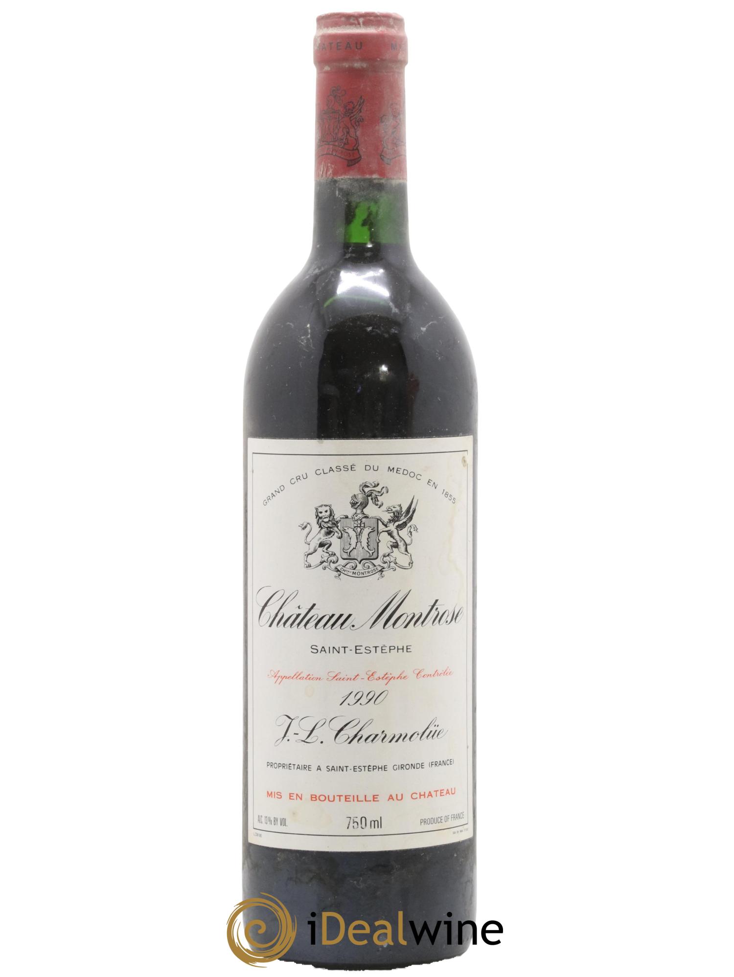 Château Montrose 2ème Grand Cru Classé 1990 - Lot de 1 bouteille - 0