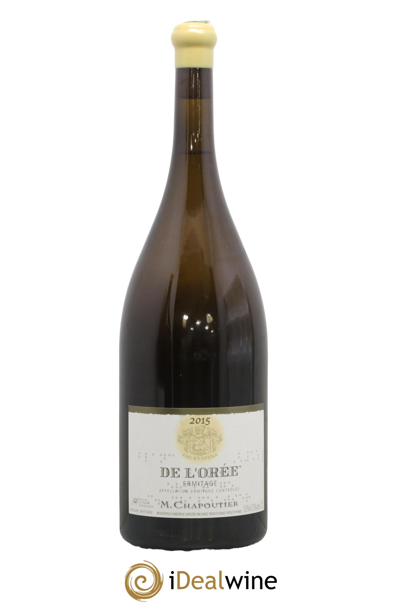 Hermitage Ermitage de l'Orée Chapoutier 2015 - Lot de 1 magnum - 0