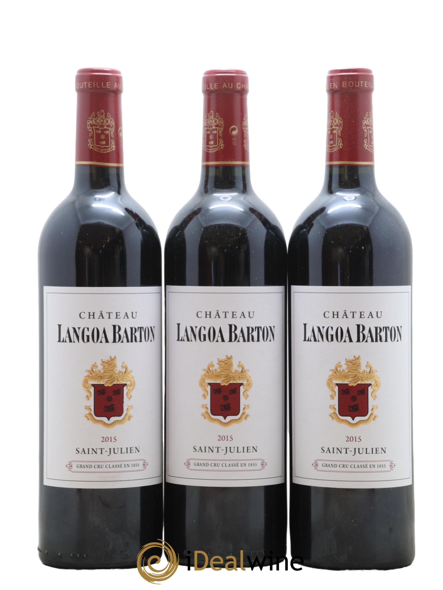 Château Langoa Barton 3ème Grand Cru Classé 2015 - Lot de 12 bouteilles - 4