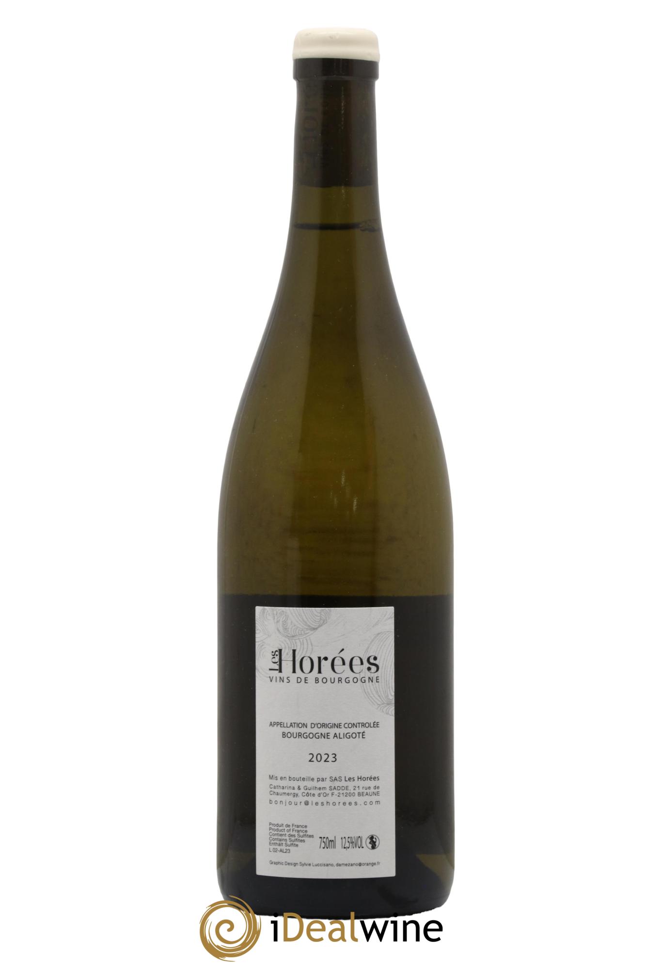 Bourgogne Aligoté En Coulezain Les Horées 2023 - Lot de 1 bouteille - 1