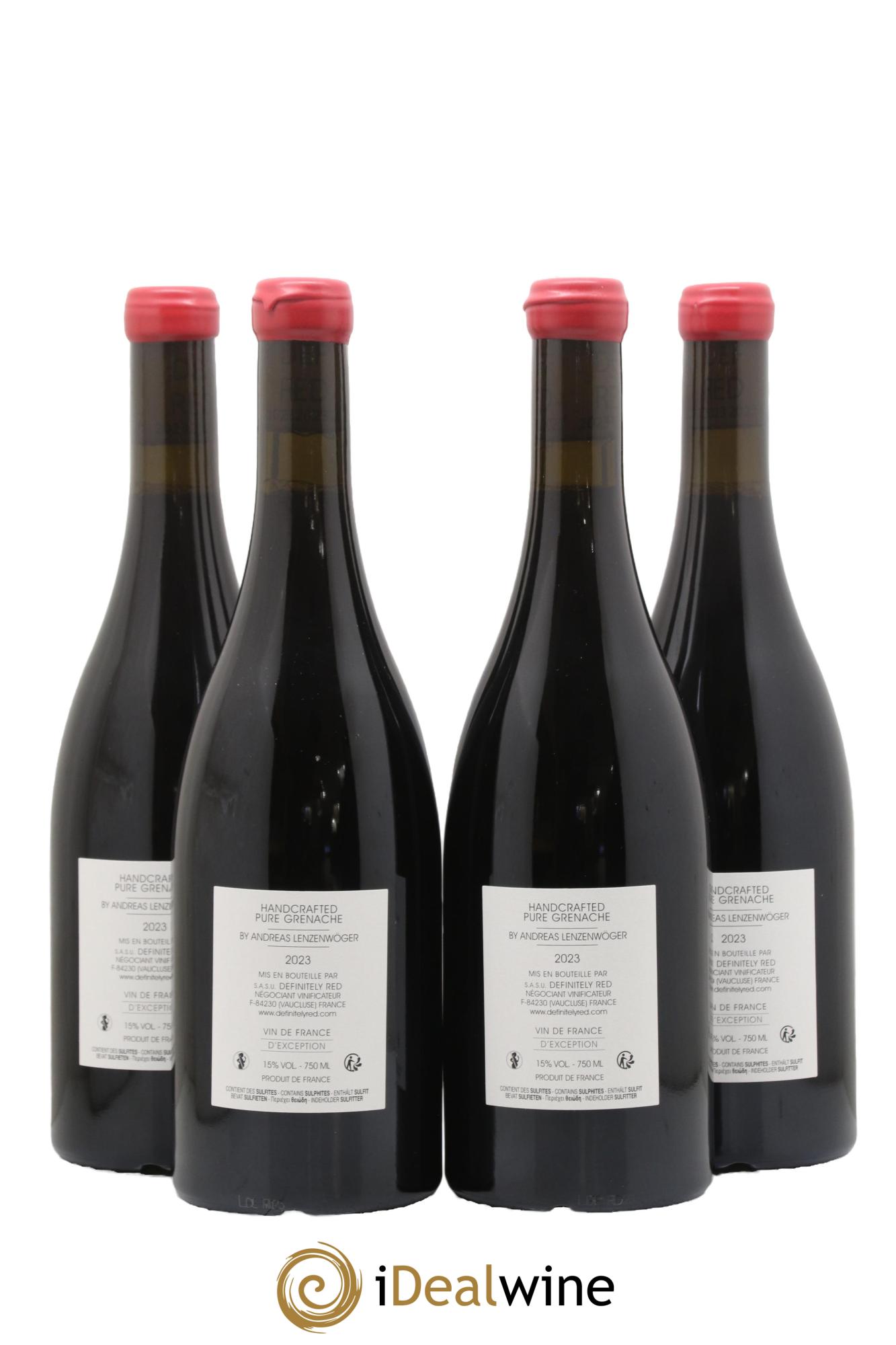 Vin de France Definitely Red 2023 - Lot of 4 bottles - 1
