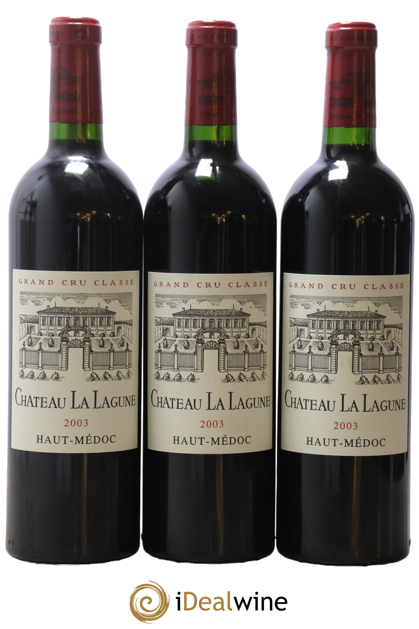 Château la Lagune 3ème Grand Cru Classé 2003 - Posten von 3 Flaschen - 0