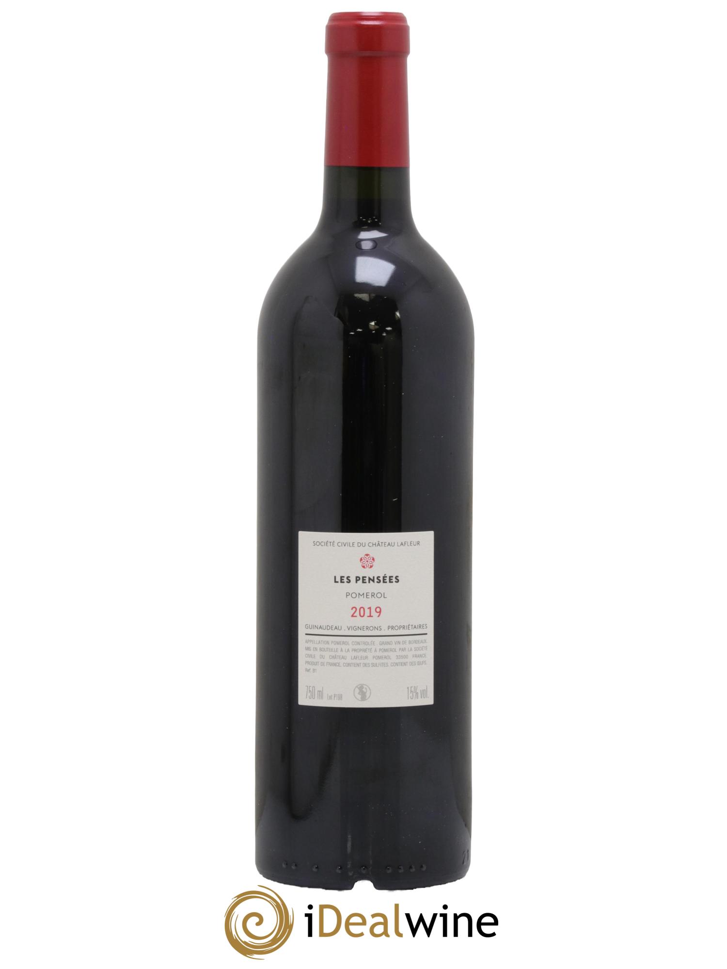 Pensées de Lafleur Second Vin  2019 - Lot of 1 bottle - 1