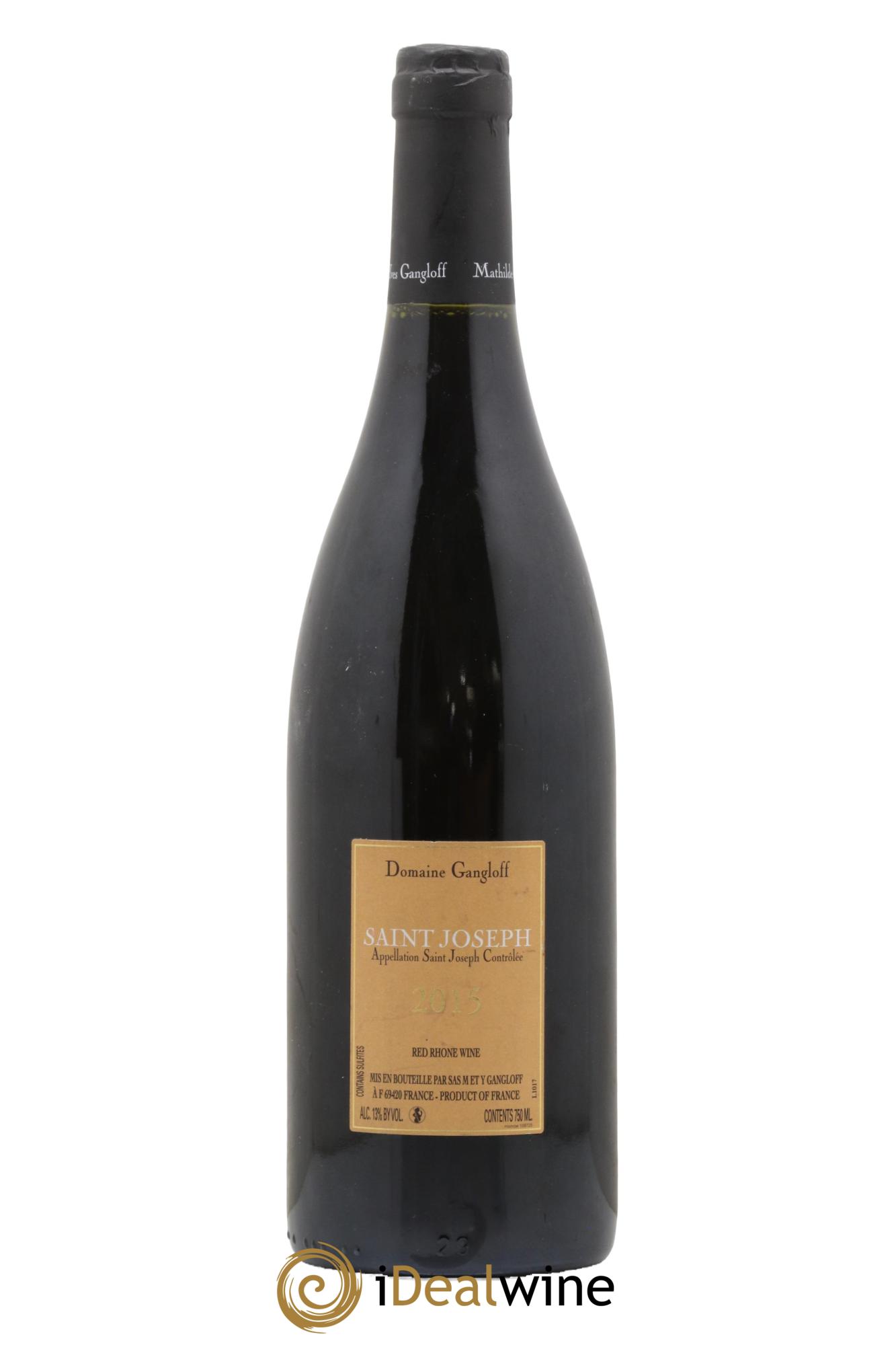 Saint-Joseph Gangloff (Domaine) 2015 - Lot de 1 bouteille - 1