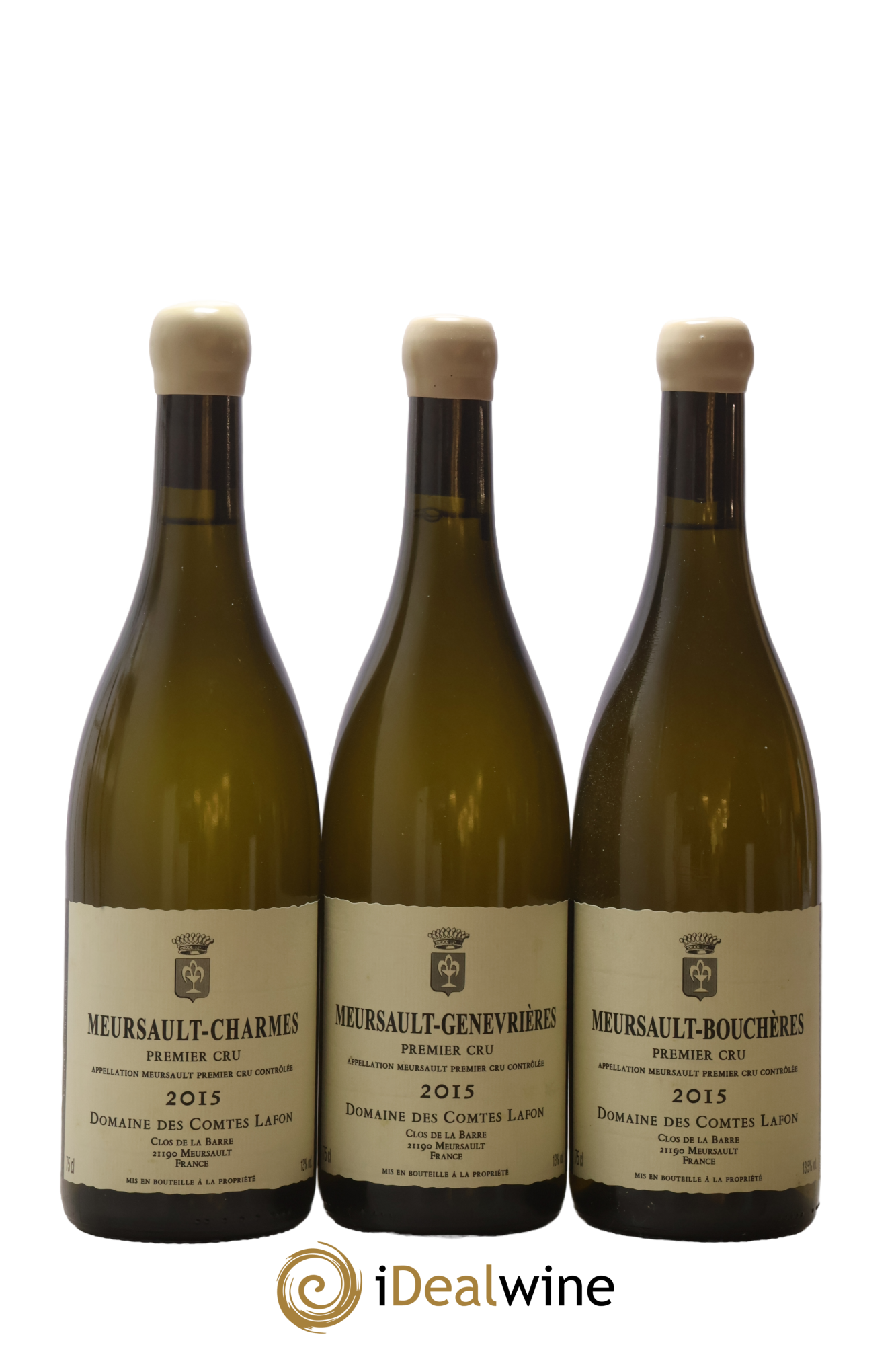 Meursault 1er Cru Caisse Prestige 6 Climats Comtes Lafon (Domaine des)  2015 - Lot de 6 bouteilles - 2