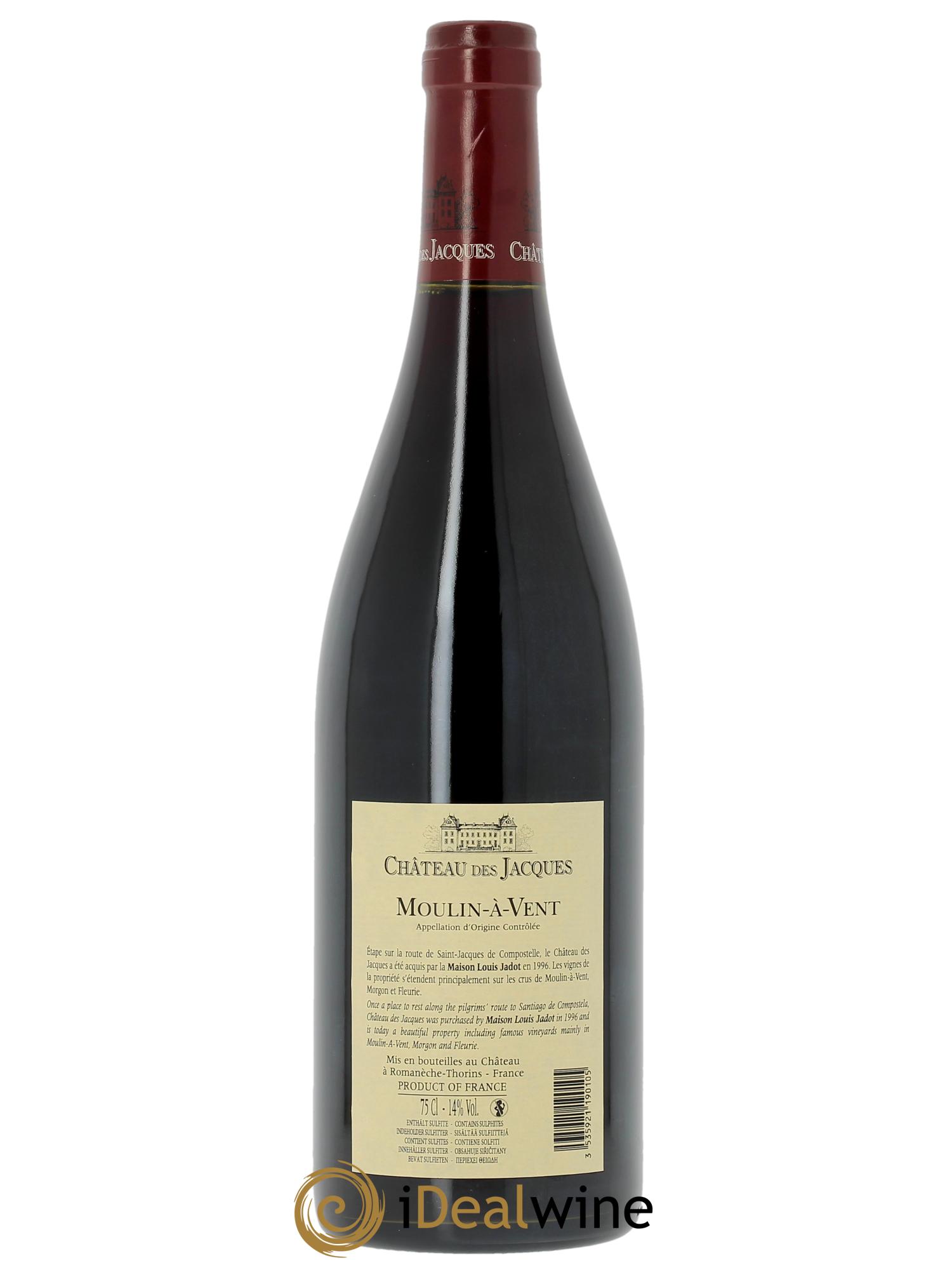 Moulin à Vent Château des Jacques  2019 - Lot de 1 bouteille - 1