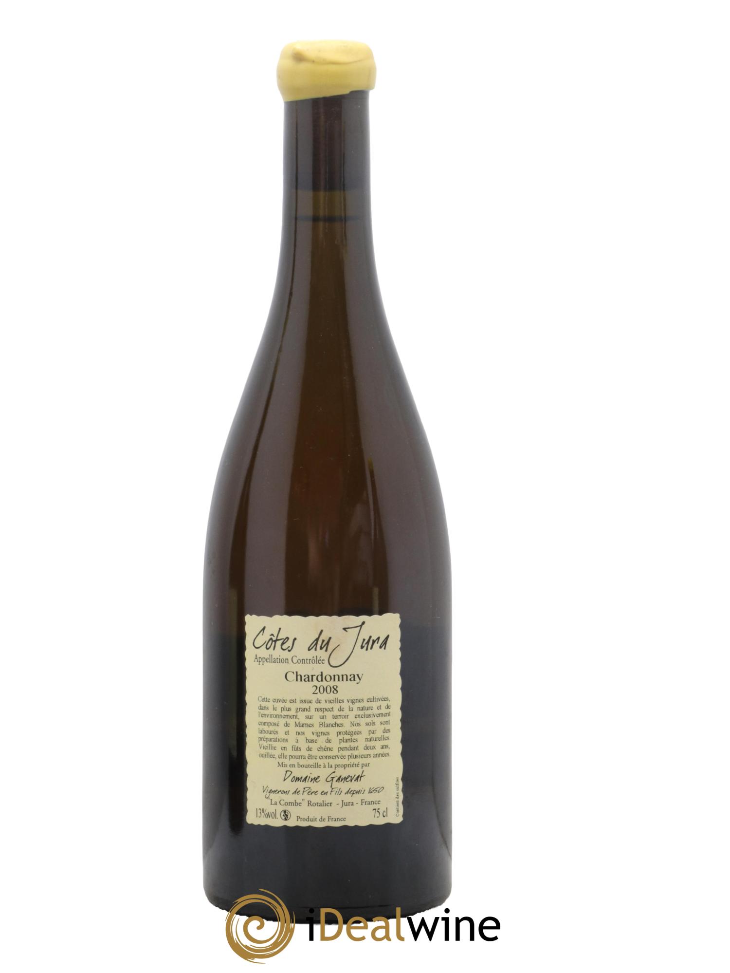Côtes du Jura Les Grands Teppes Vieilles Vignes Jean-François Ganevat (Domaine) 2008 - Lot de 1 bouteille - 1