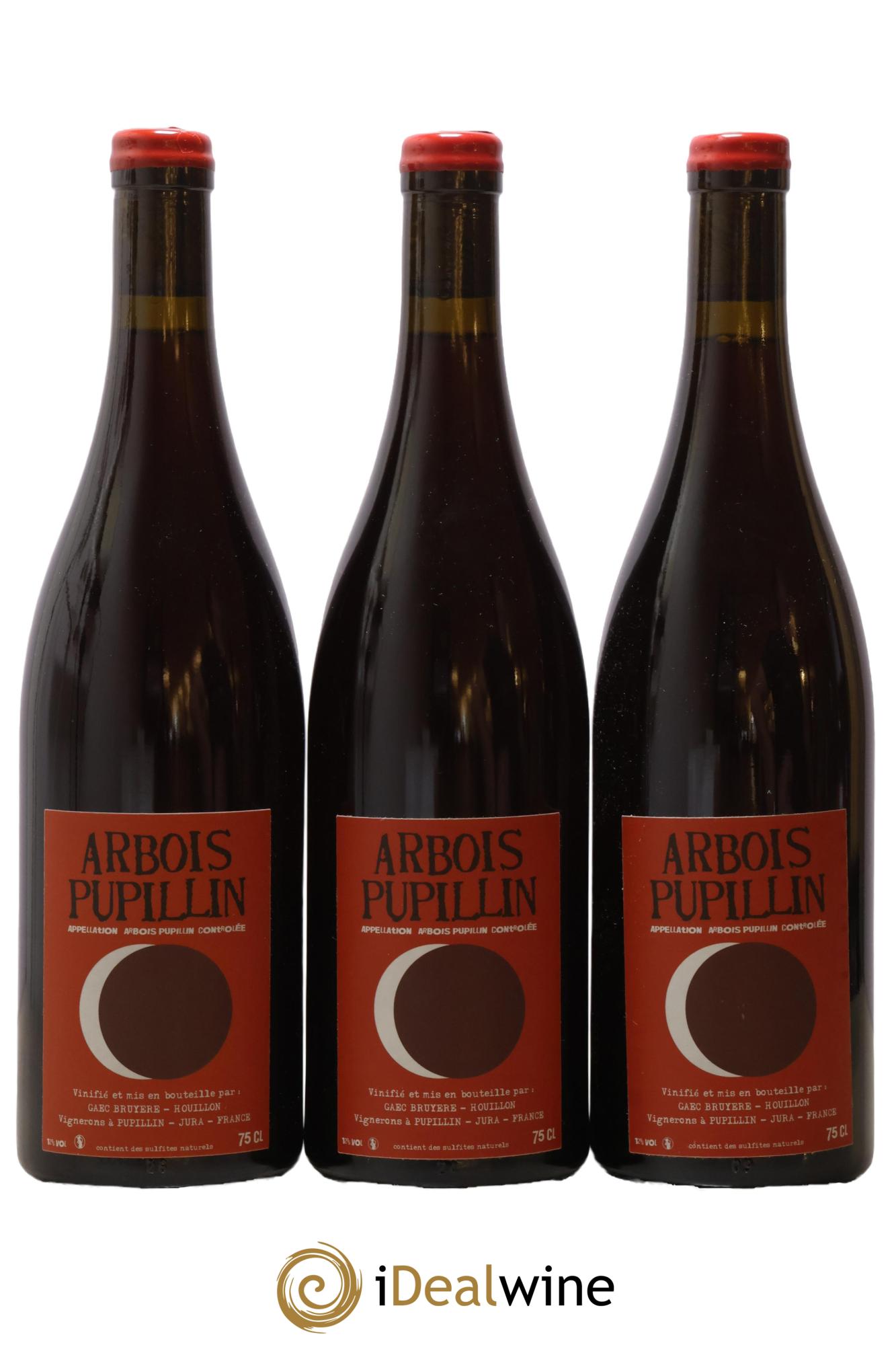 Arbois-Pupillin Ploussard En Aspis Adeline Houillon & Renaud Bruyère 2019 - Lot de 3 bouteilles - 0