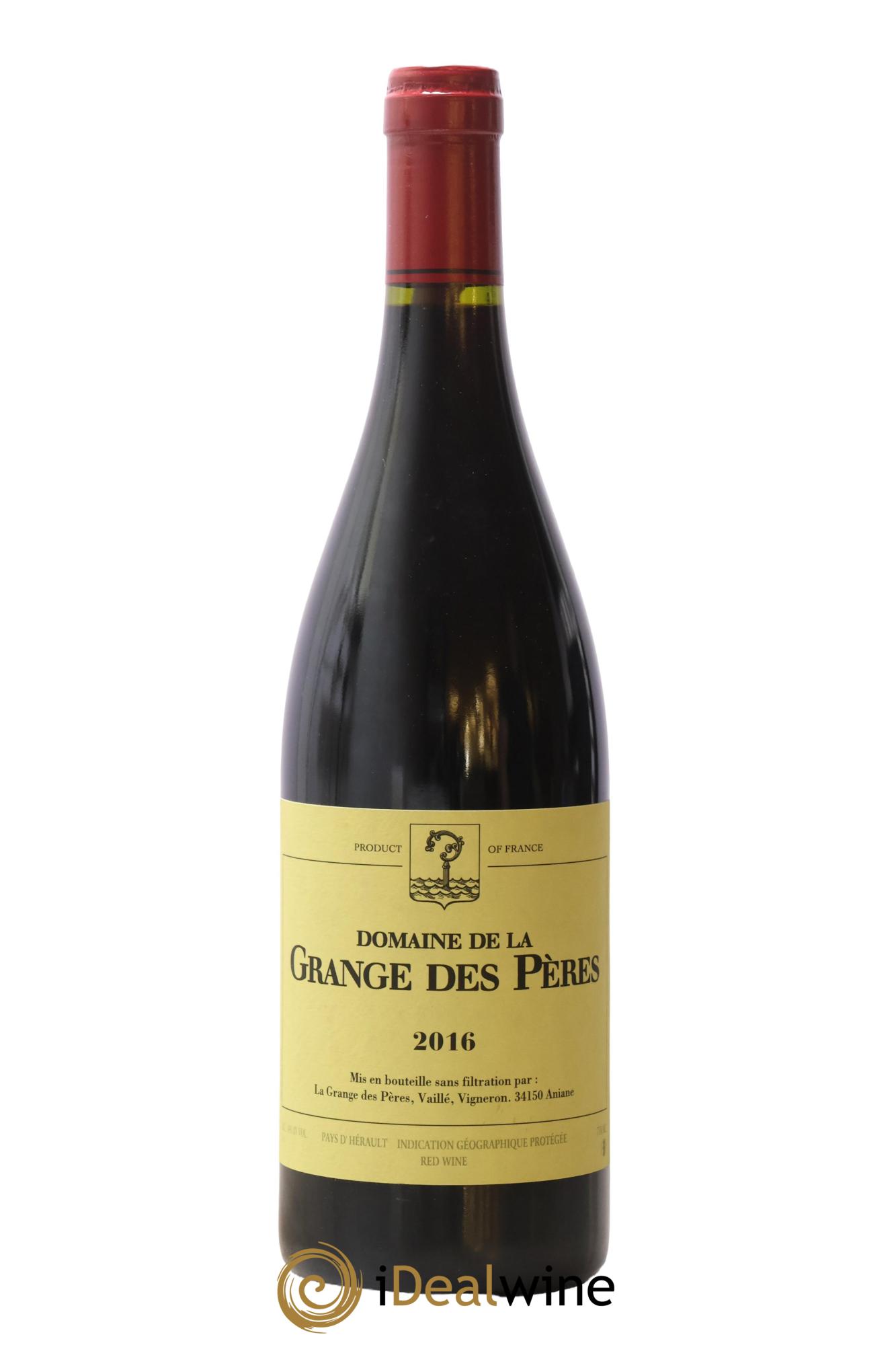 Pays d'Hérault Grange des Pères Laurent Vaillé 2016 - Lot of 1 bottle - 0