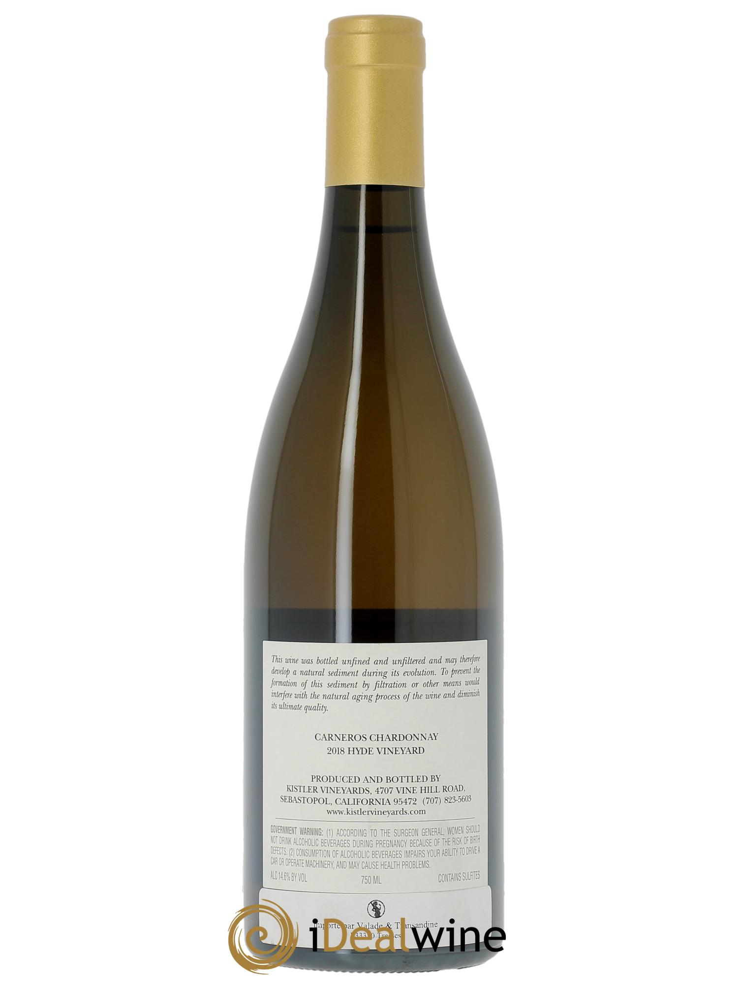 Carneros Kistler Hyde Vienyard - Carneros  2018 - Lot de 1 bouteille - 1