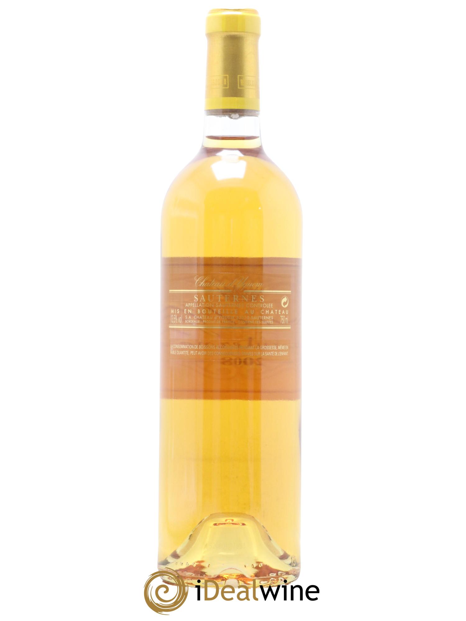 Château d' Yquem 1er Cru Classé Supérieur 2008 - Lotto di 1 bottiglia - 1