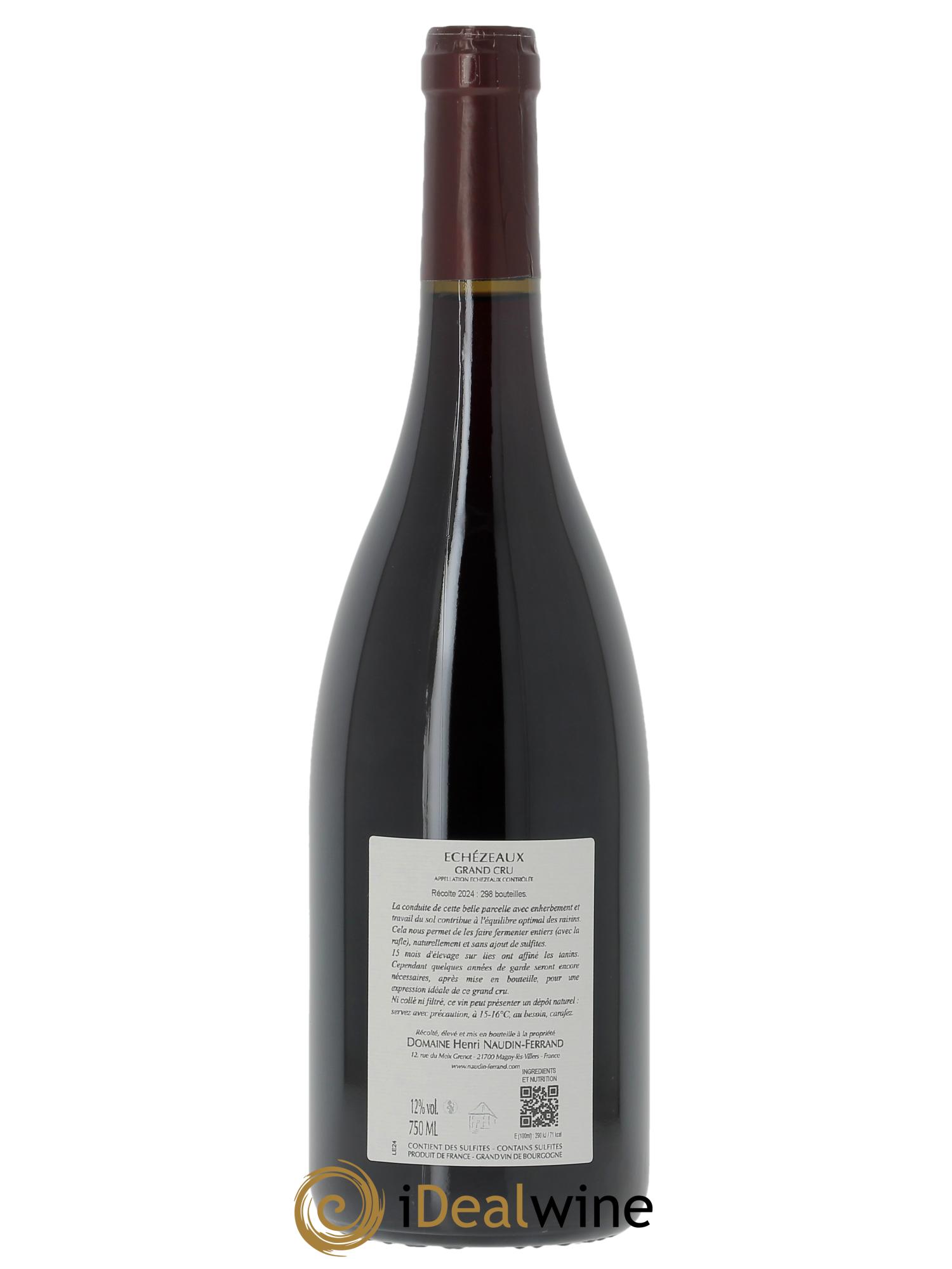 Echezeaux Grand Cru Naudin-Ferrand (Domaine)  2024 - Lot de 1 bouteille - 1