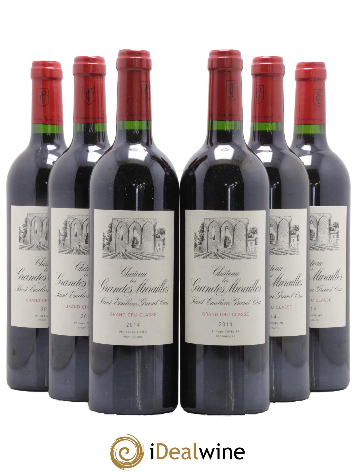 Château les Grandes Murailles Grand Cru Classé 2014 - Lot de 6 bouteilles - 0