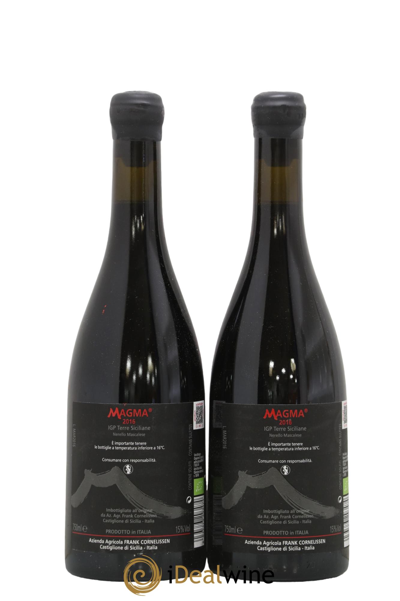 Terre Siciliane IGT Magma 9 Frank Cornelissen 2016 - Lot of 2 bottles - 1