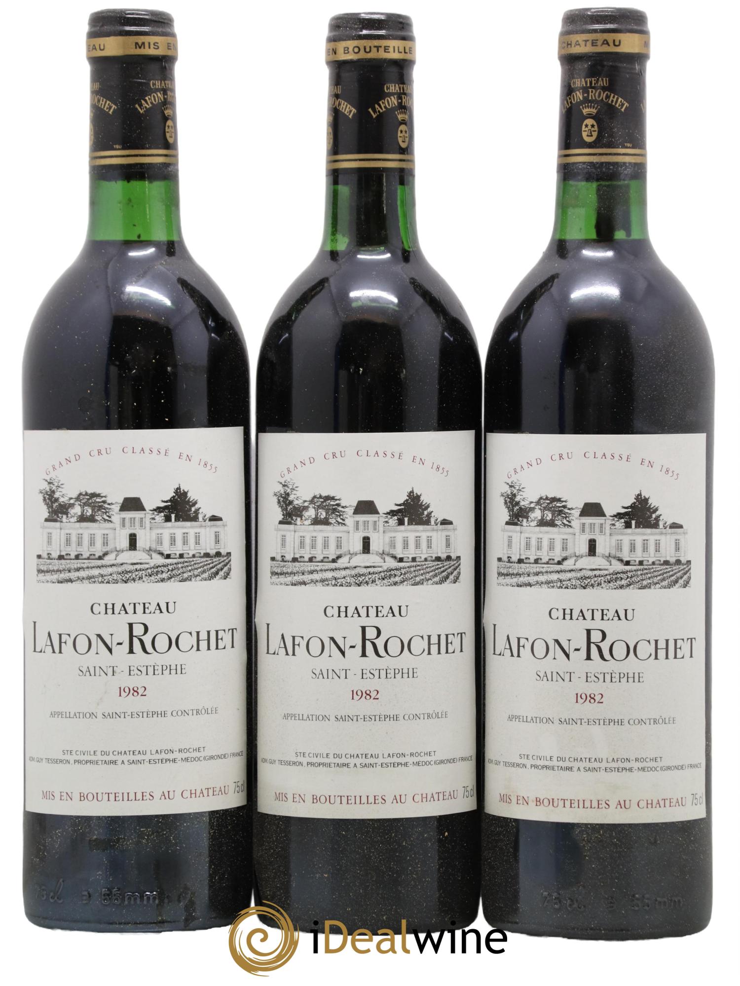 Château Lafon Rochet 4ème Grand Cru Classé 1982 - Lot de 12 bouteilles - 4