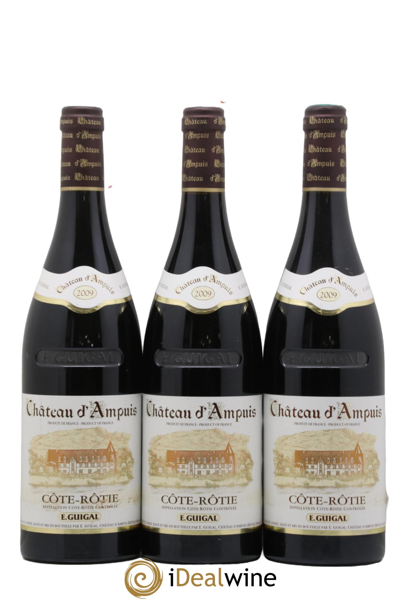 Côte-Rôtie Château d'Ampuis Guigal 2009 - Lot of 3 bottles - 0