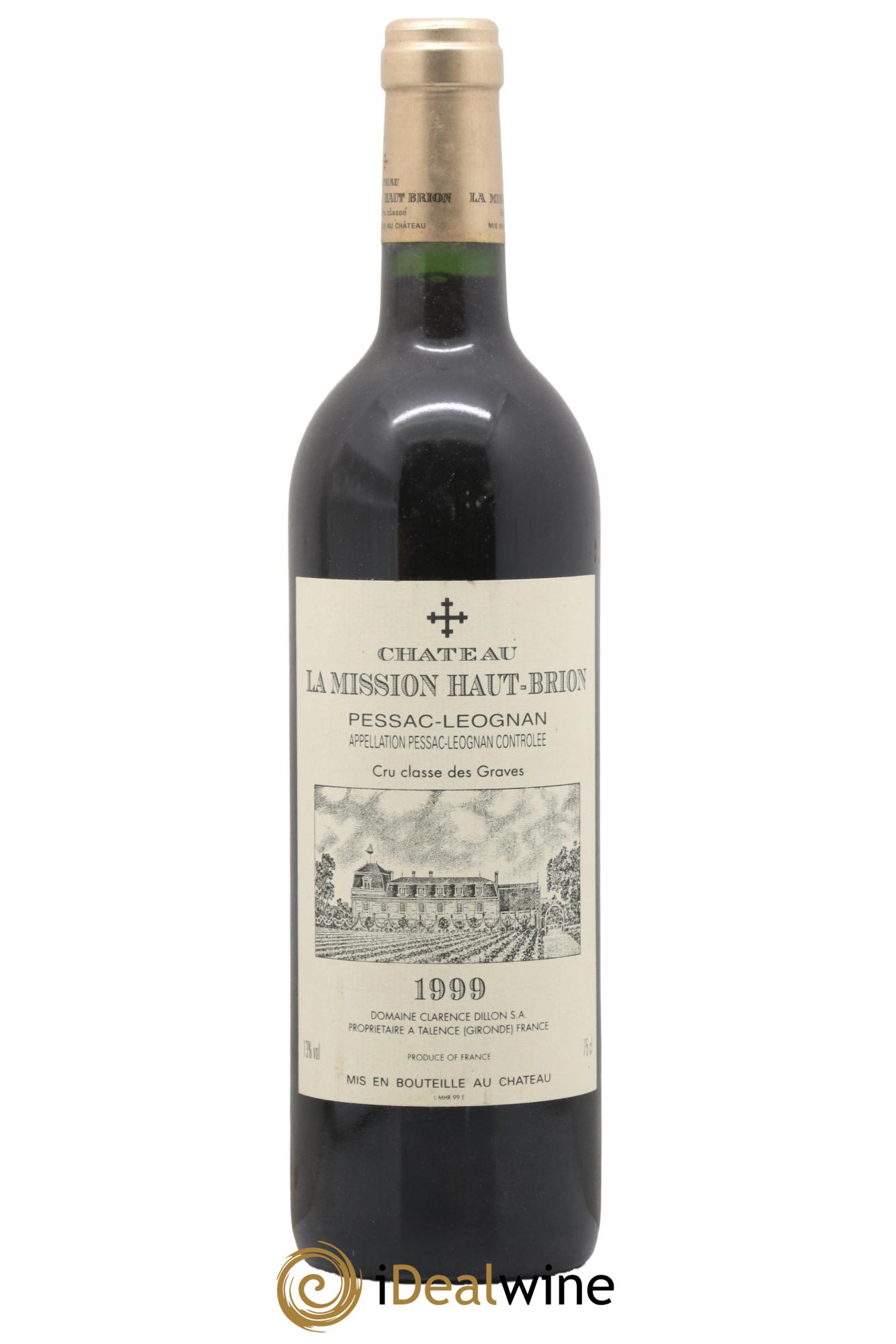 Château la Mission Haut-Brion Cru Classé de Graves 1999 - Lot de 1 bouteille - 0