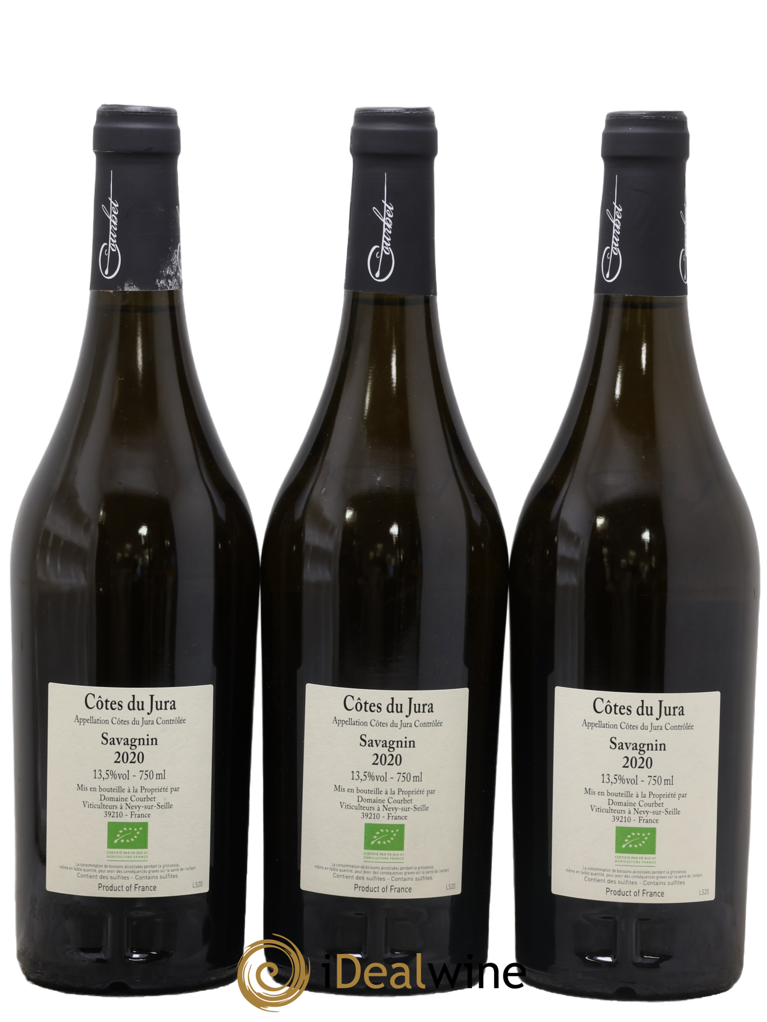 Côtes du Jura Savagnin Domaine Courbet 2020 - Lot of 3 bottles - 1